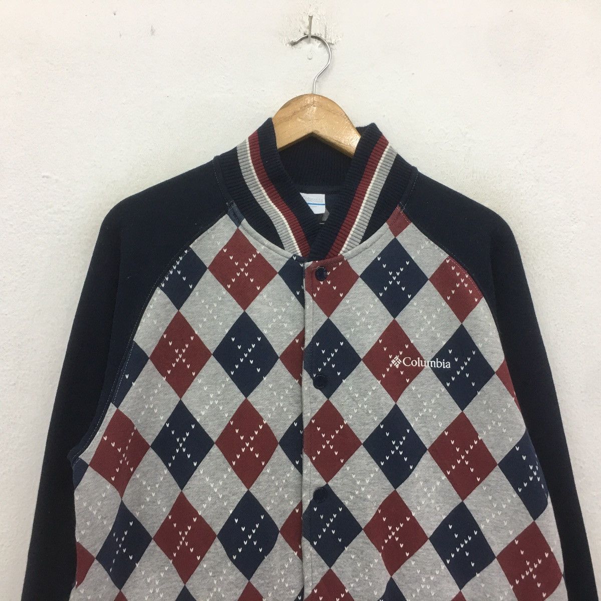 Columbia Vintage Varsity Columbia fullprint design snap button Size US M / EU 48-50 / 2 - 4 Thumbnail