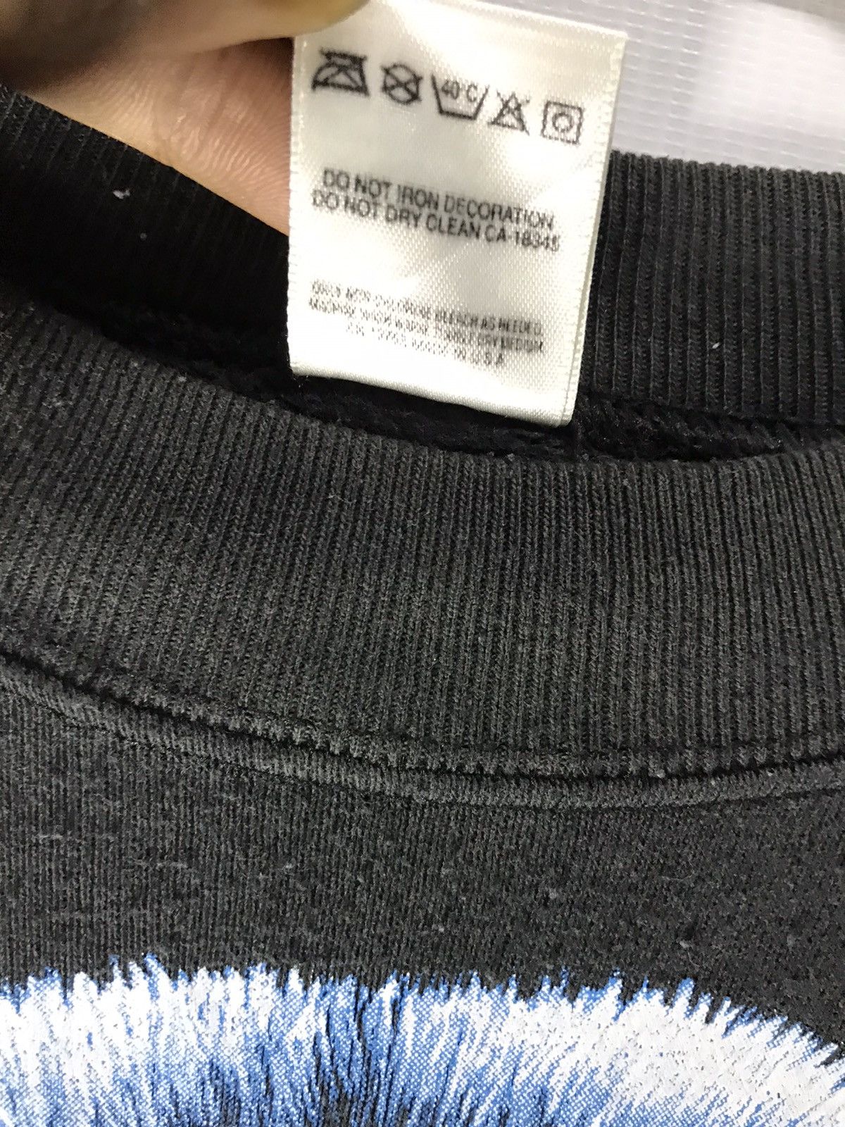 Habitat × Vintage Overprint black panther crewneck 90s made in usa Size US XL / EU 56 / 4 - 4 Thumbnail
