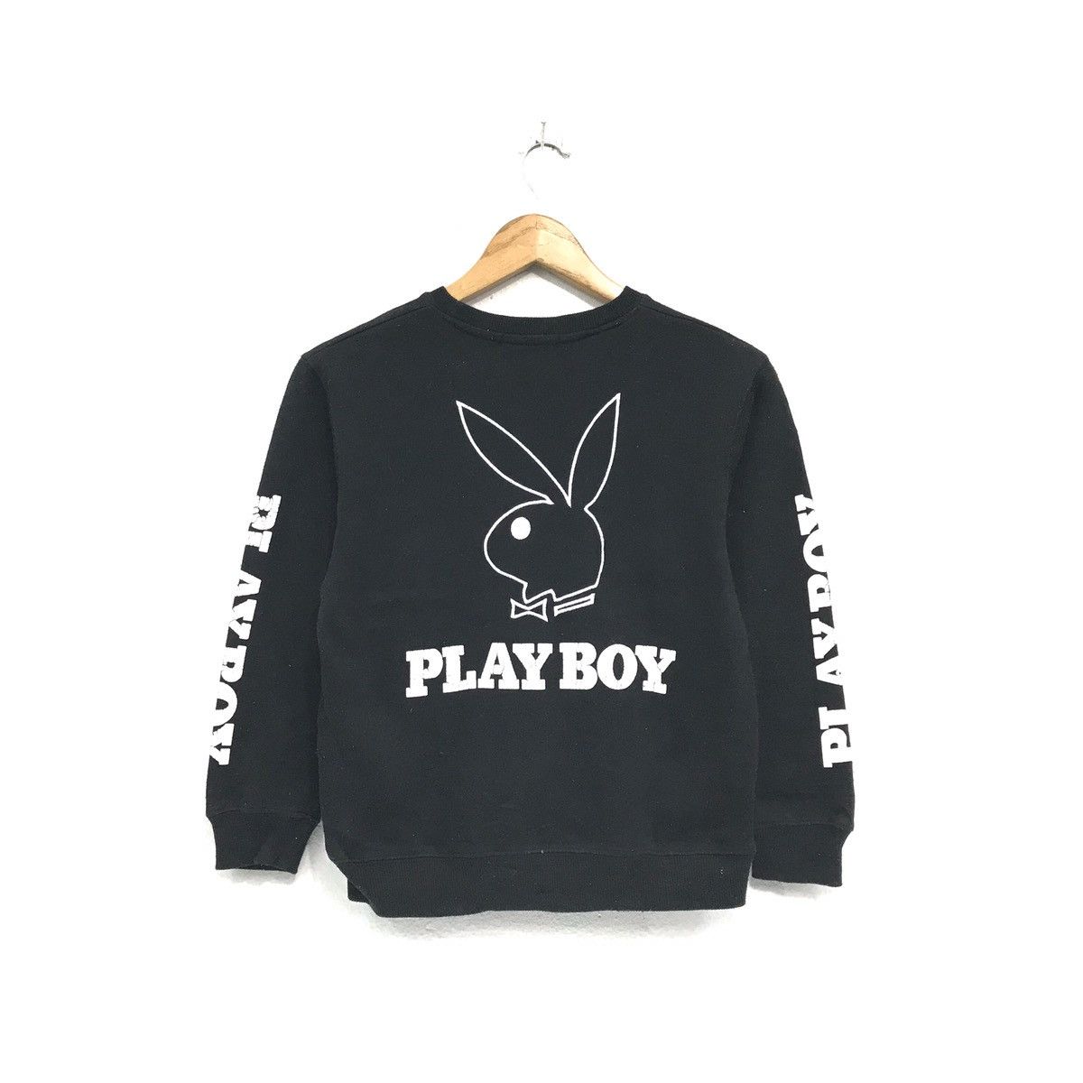 Playboy × Vintage Vintage Playboy Sweatshirt Big LogoHead Bunny By PB Size S / US 4 / IT 40 - 1 Thumbnail