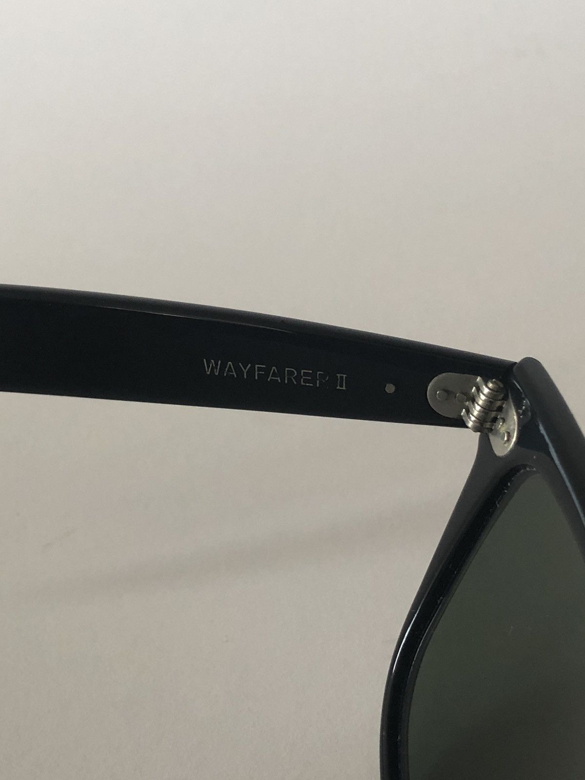 Other Rare Vintage 80s B&L Made In USA Wayfarer II Black Size ONE SIZE - 5 Thumbnail