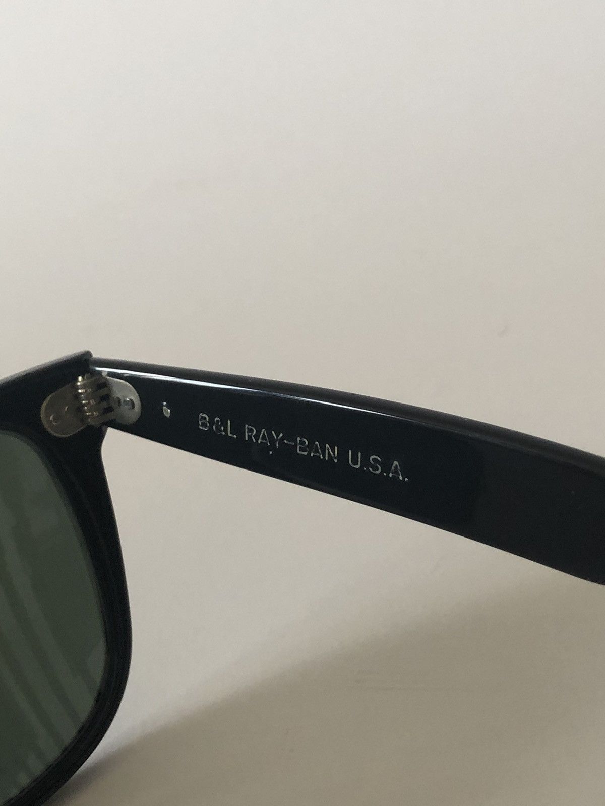 Other Rare Vintage 80s B&L Made In USA Wayfarer II Black Size ONE SIZE - 4 Thumbnail