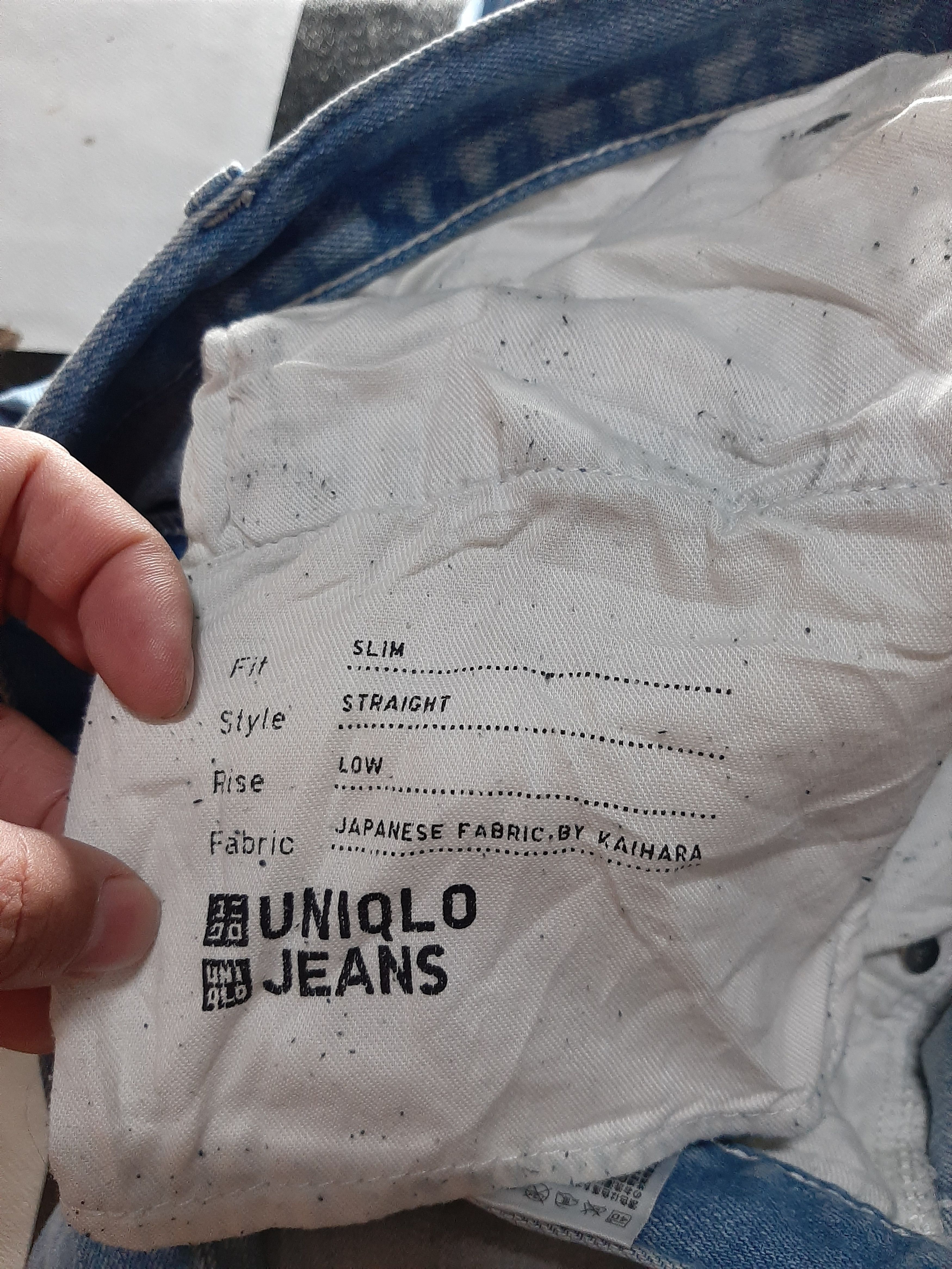 Japanese Brand × Uniqlo × Vintage UNIQLO SLIM FIT SELVEDGE DENIM JAPANESE FABRIC BY KAIHARA Size US 34 / EU 50 - 6 Thumbnail
