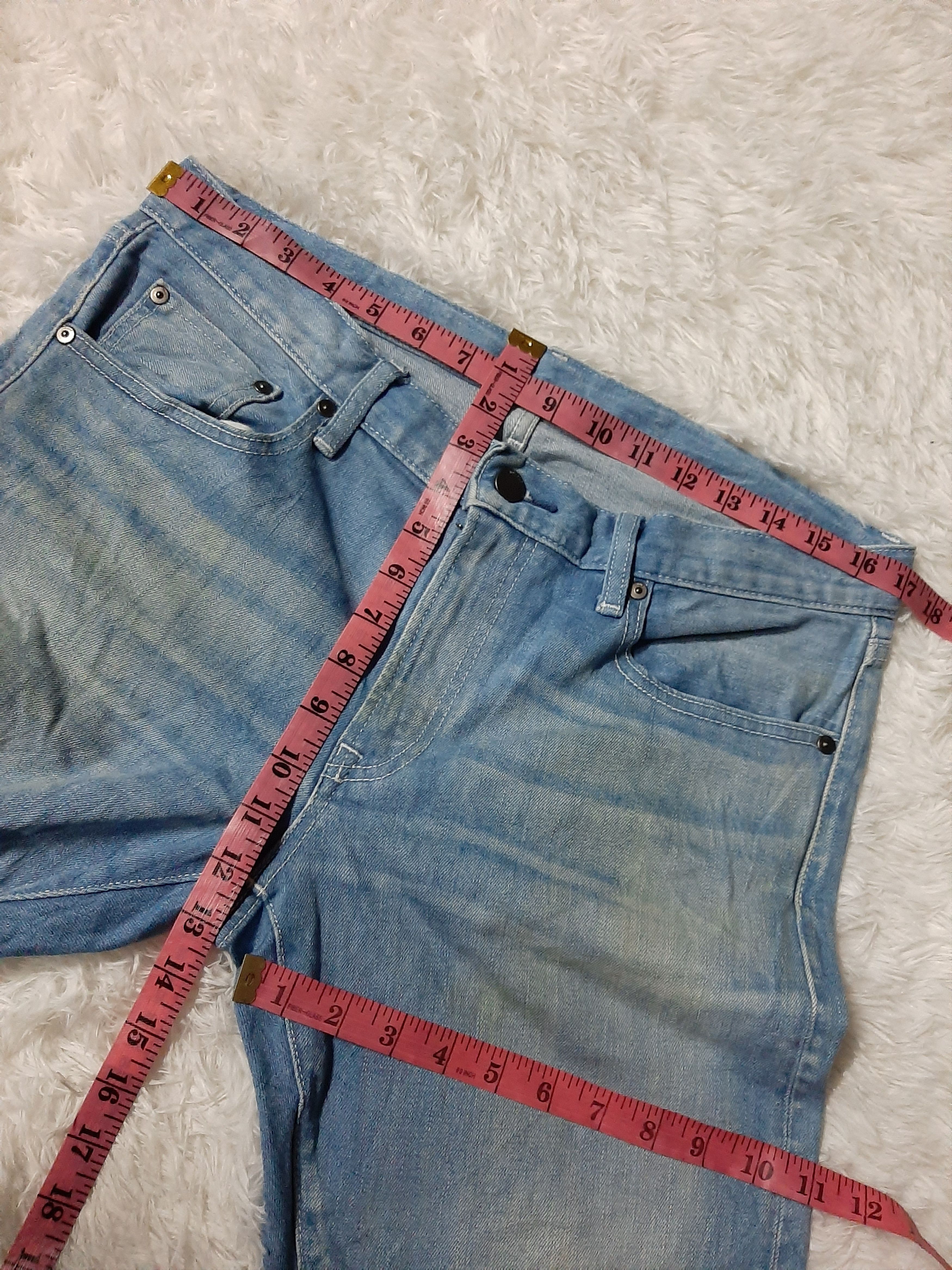 Japanese Brand × Uniqlo × Vintage UNIQLO SLIM FIT SELVEDGE DENIM JAPANESE FABRIC BY KAIHARA Size US 34 / EU 50 - 9 Thumbnail