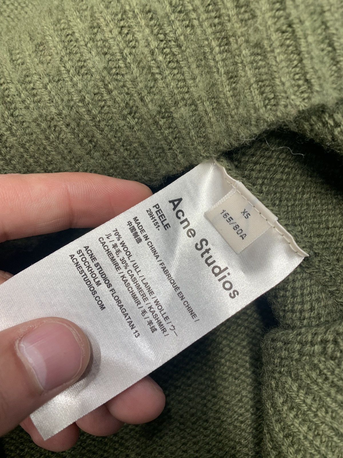 Acne Studios “Peele” Knitwear in Hunter Green Size US XS / EU 42 / 0 - 10 Thumbnail