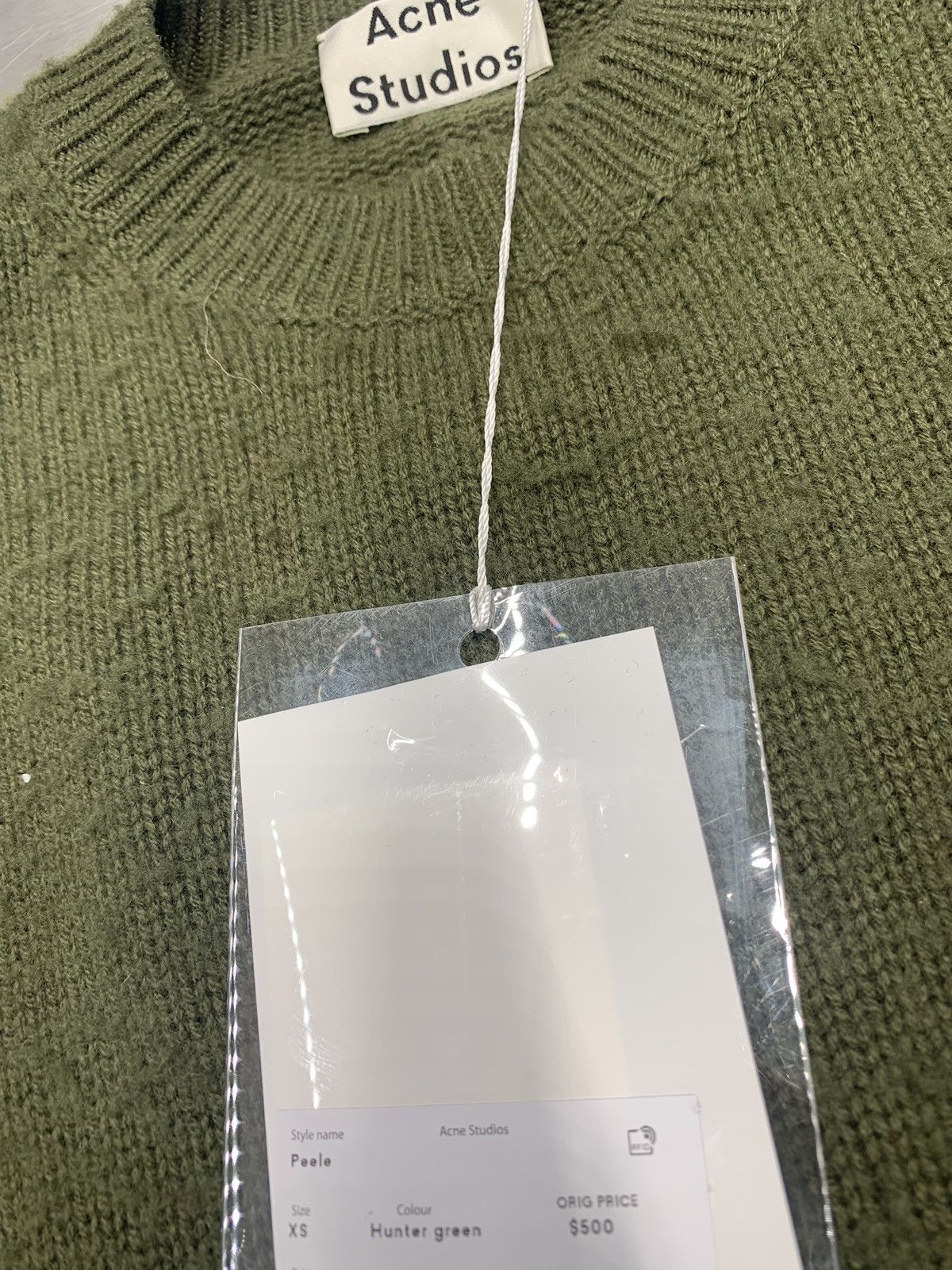 Acne Studios “Peele” Knitwear in Hunter Green Size US XS / EU 42 / 0 - 6 Thumbnail