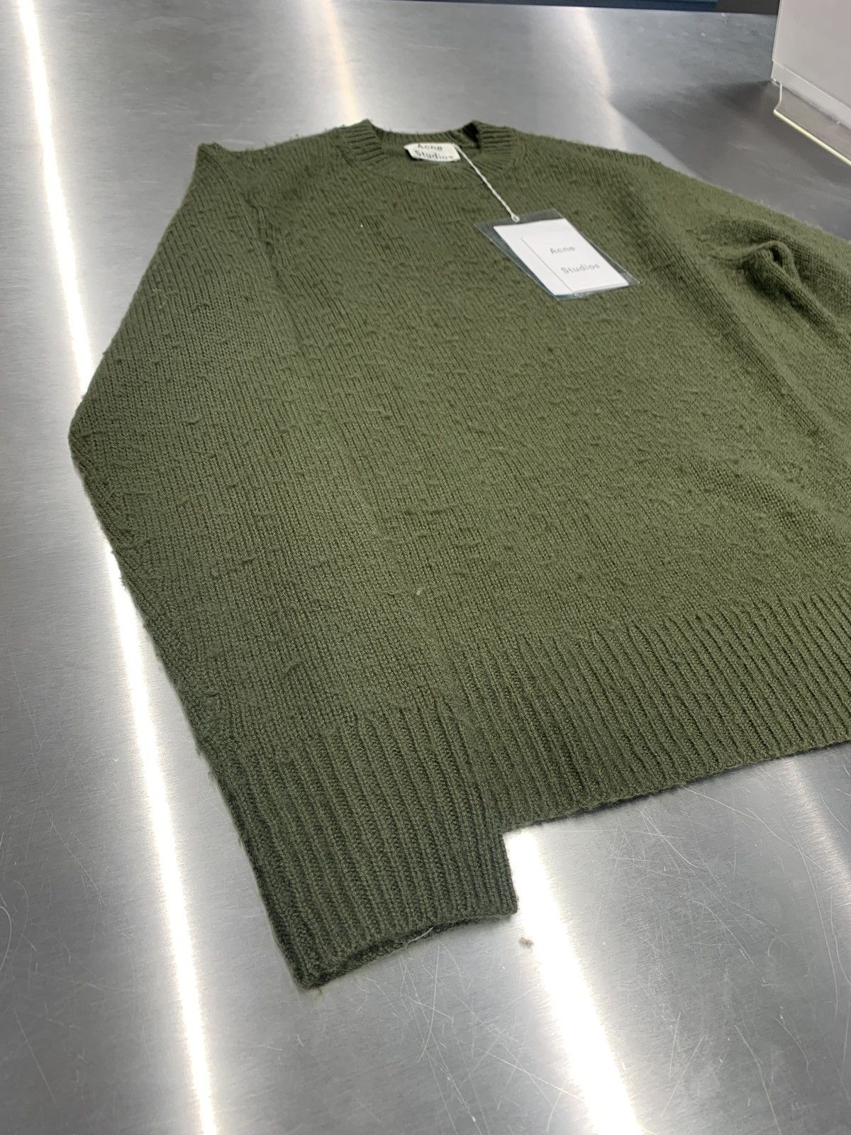 Acne Studios “Peele” Knitwear in Hunter Green Size US XS / EU 42 / 0 - 4 Thumbnail