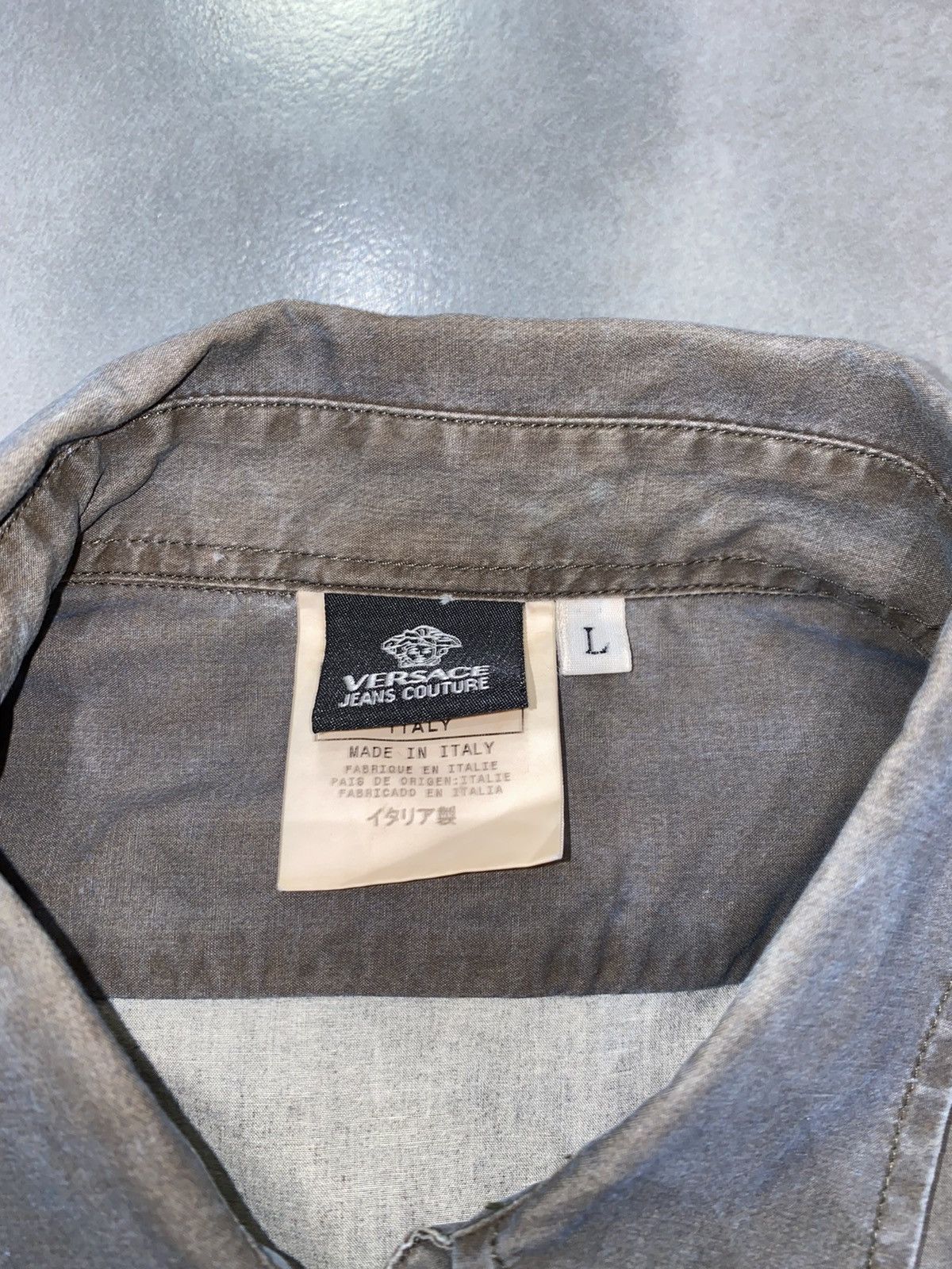Versace Versace Technical Multipocket Transfuse Green Shirt Size US L / EU 52-54 / 3 - 17 Thumbnail