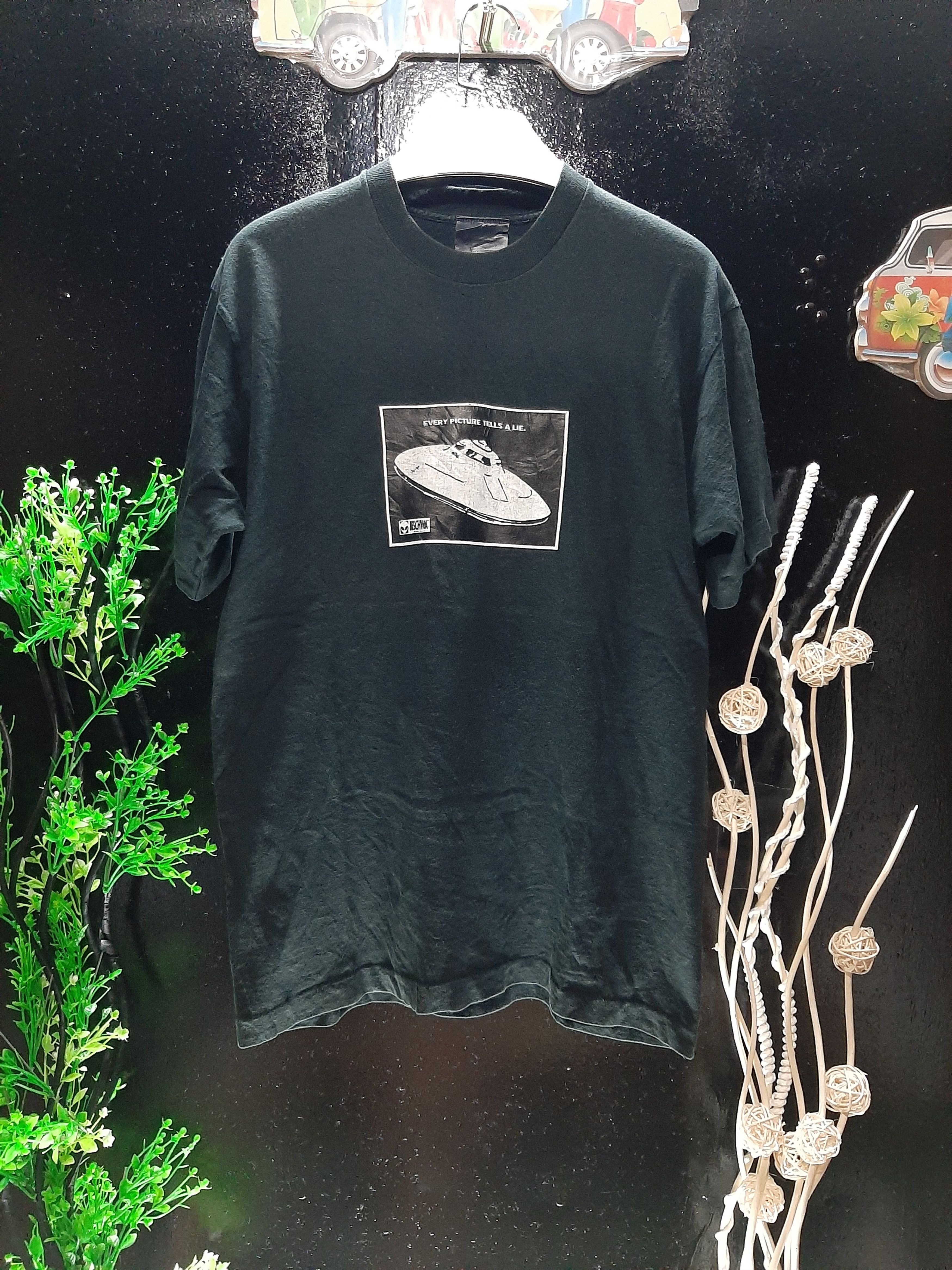 Vintage VINTAGE 90s BESCHWA ALIEN SKATEBOARDS TEE Size US L / EU 52-54 / 3 - 1 Thumbnail