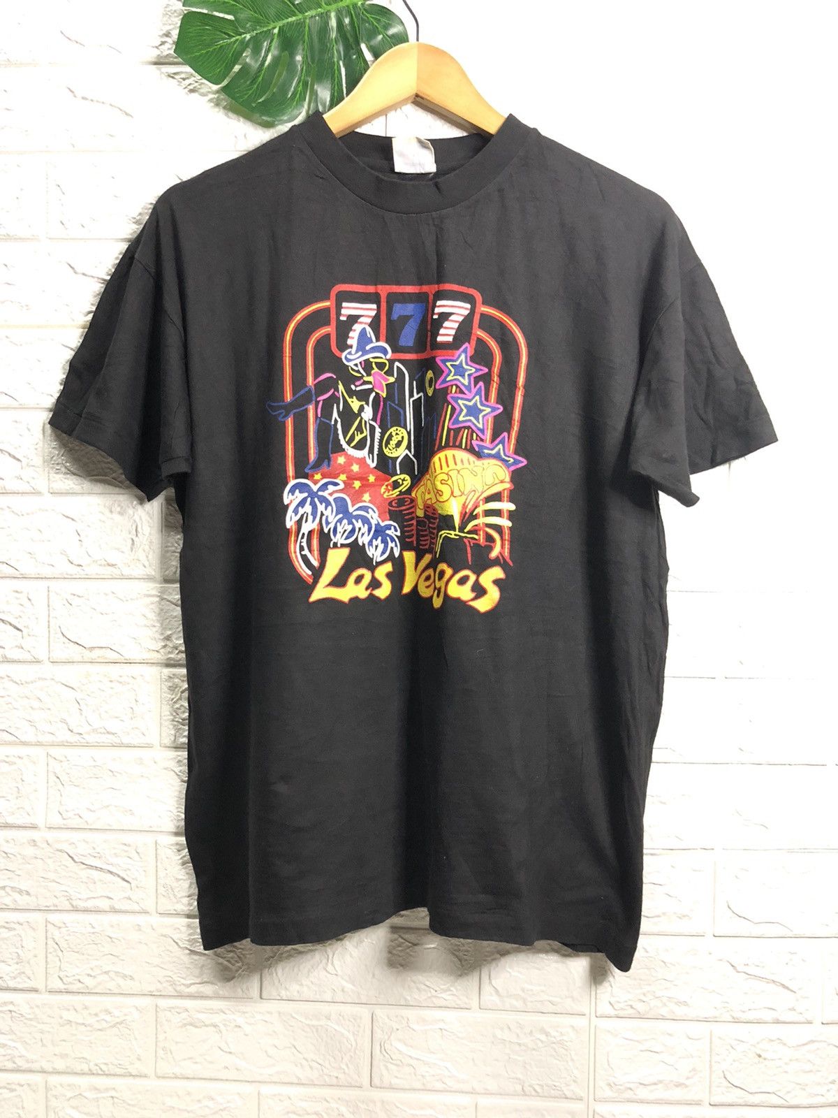 Vintage VINTAGE CASINO 🎰 LAS VEGAS SINGLE STICH TEE Size US L / EU 52-54 / 3 - 1 Thumbnail