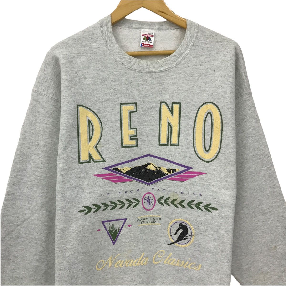 Vintage Vintage ski Nevada Sweatshirt Reno Nevada Classics Jumper Size US L / EU 52-54 / 3 - 2 Thumbnail