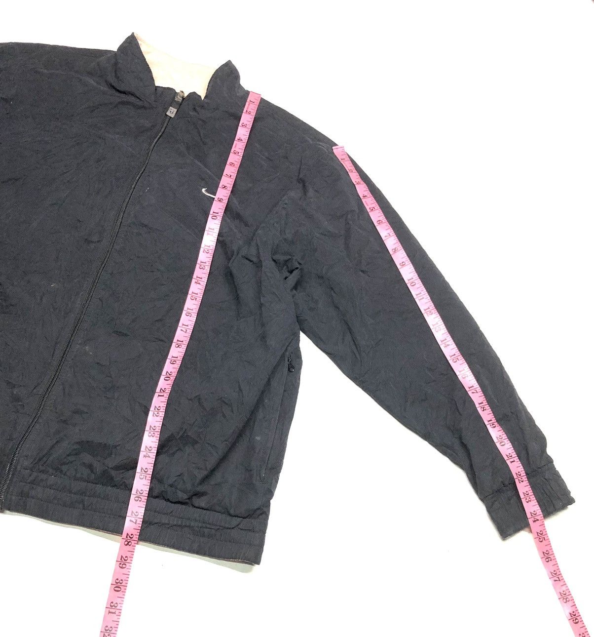 Nike × Vintage VINTAGE NIKE GOLF THERMA FIT REVERSIBLE FLEECE/NYLON JACKET Size US L / EU 52-54 / 3 - 19 Thumbnail