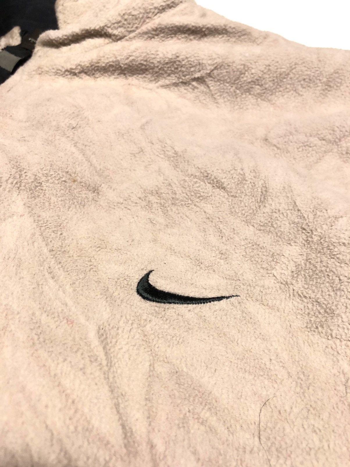 Nike × Vintage VINTAGE NIKE GOLF THERMA FIT REVERSIBLE FLEECE/NYLON JACKET Size US L / EU 52-54 / 3 - 5 Thumbnail