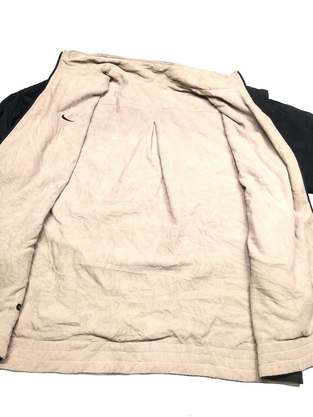 Nike × Vintage VINTAGE NIKE GOLF THERMA FIT REVERSIBLE FLEECE/NYLON JACKET Size US L / EU 52-54 / 3 - 13 Thumbnail
