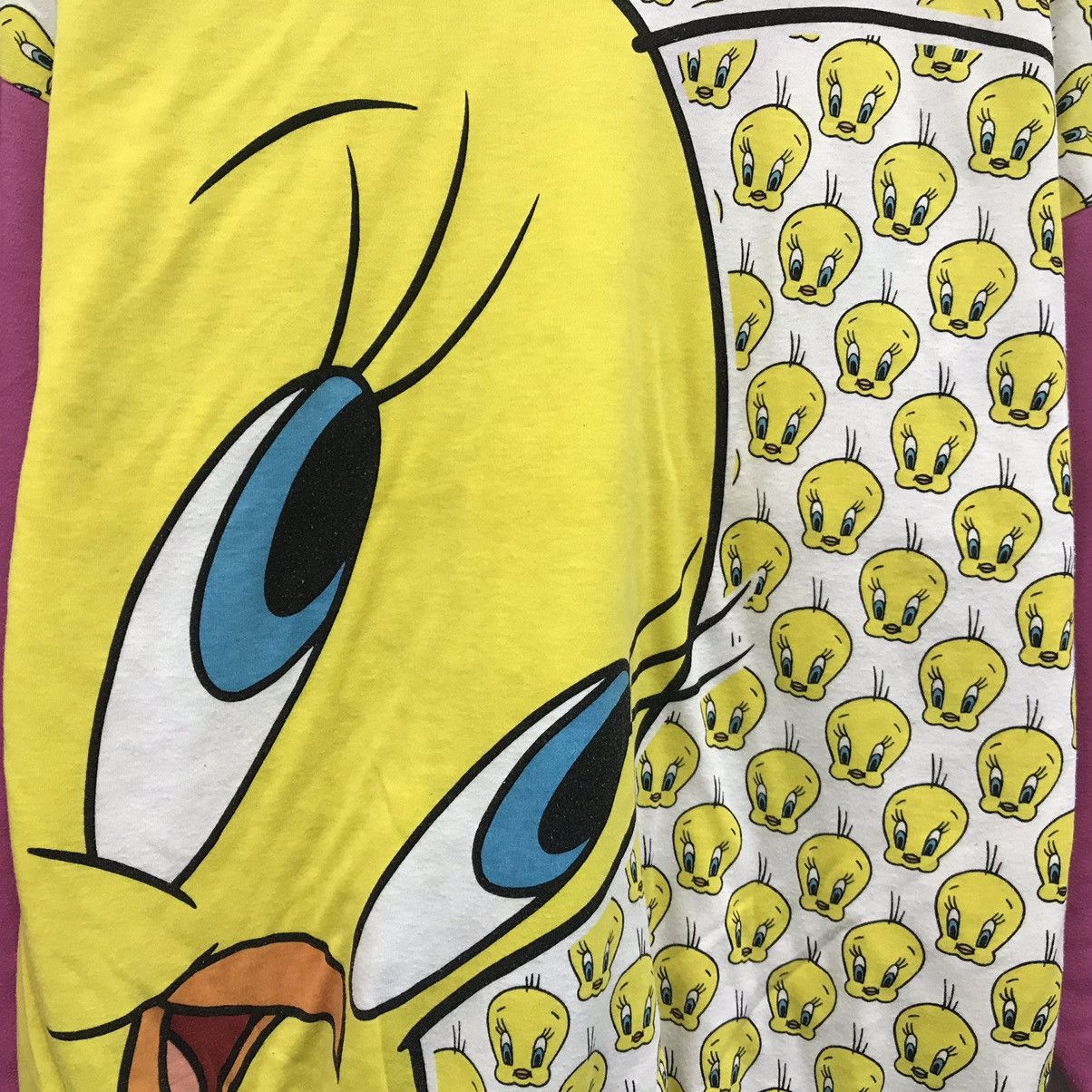 Cartoon Network × Vintage × Warner Bros Vintage Tweety Looney Tunes Cartoon Sweatshirt Full Print Size US L / EU 52-54 / 3 - 3 Thumbnail
