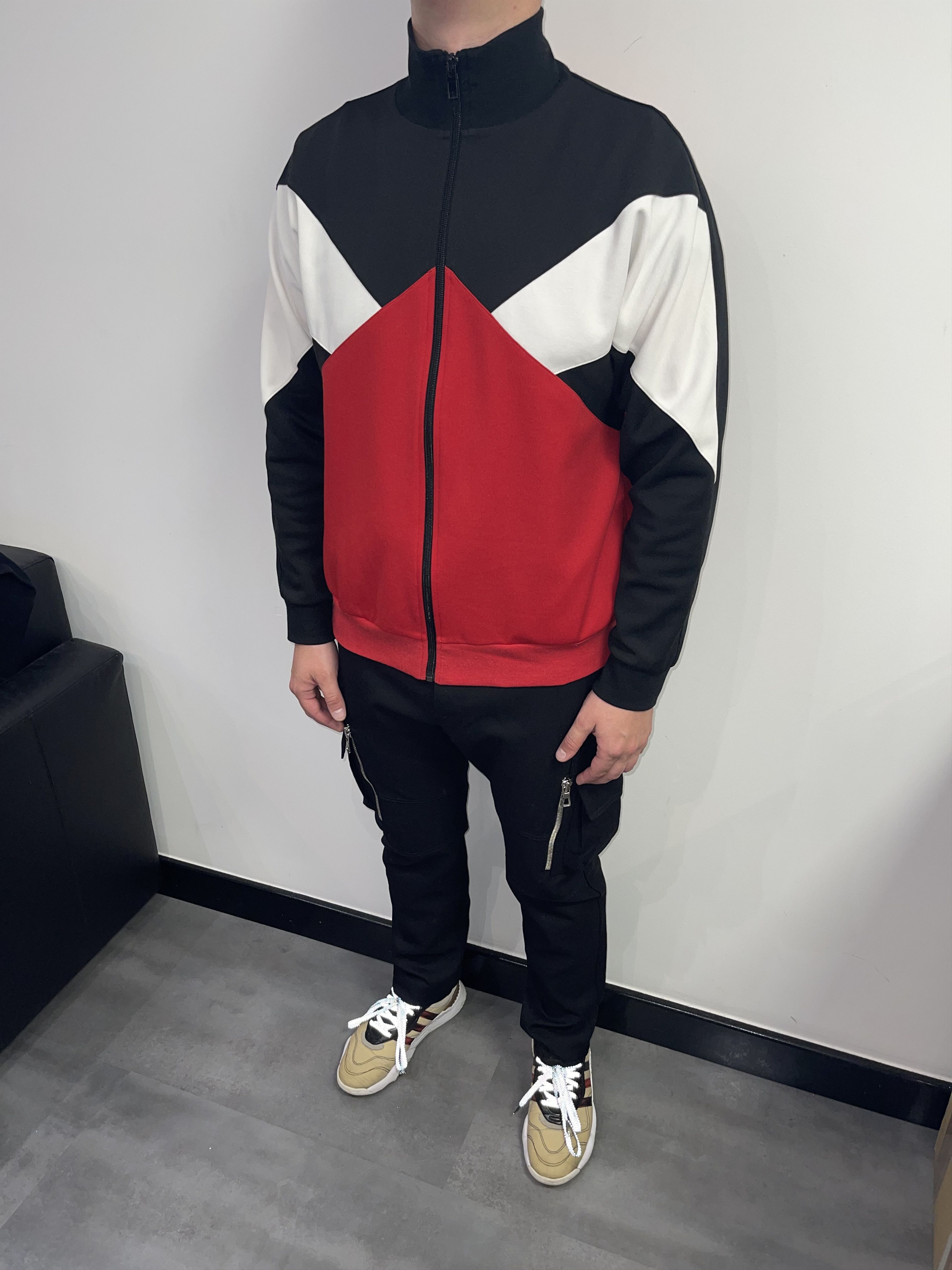 Maison Margiela AW18 Maison Margiela Three Tone Colorblock Track Jacket Size US M / EU 48-50 / 2 - 7 Thumbnail