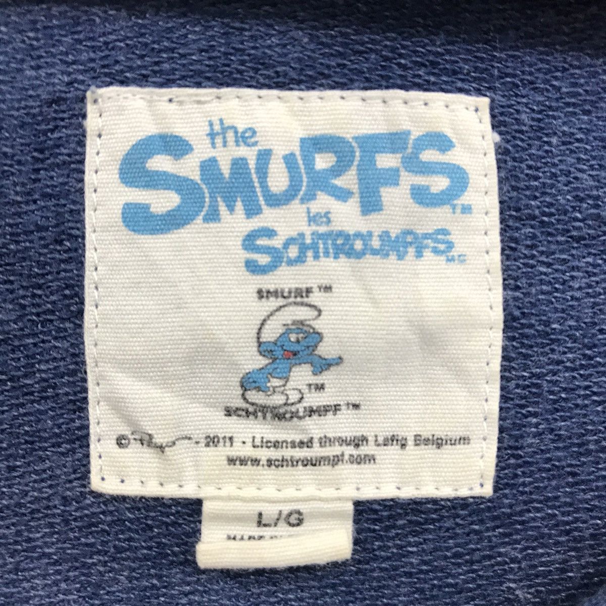 Cartoon Network The Smurfs Sweatshirt Big Logo Smurfs Size US S / EU 44-46 / 1 - 7 Thumbnail
