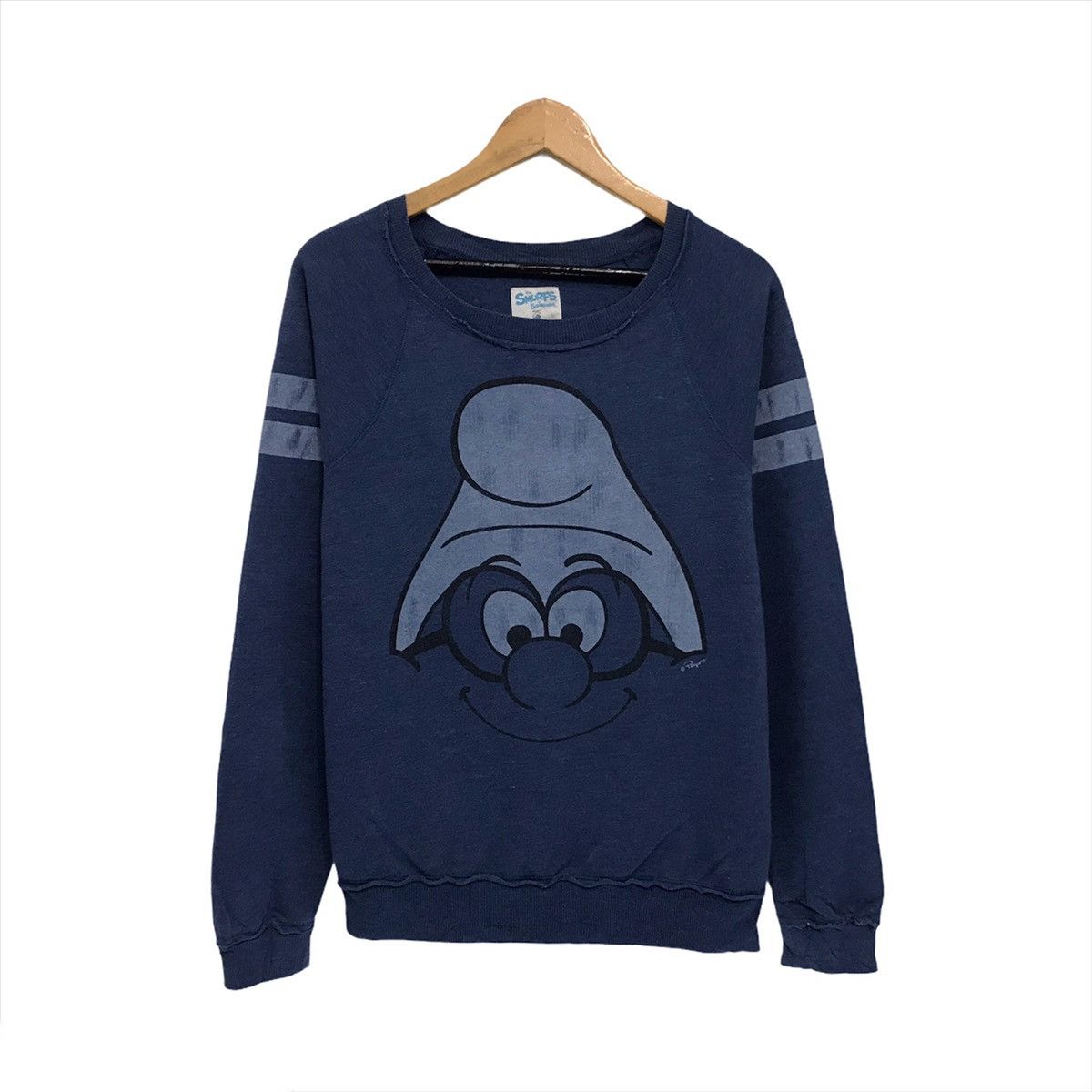 Cartoon Network The Smurfs Sweatshirt Big Logo Smurfs Size US S / EU 44-46 / 1 - 1 Thumbnail