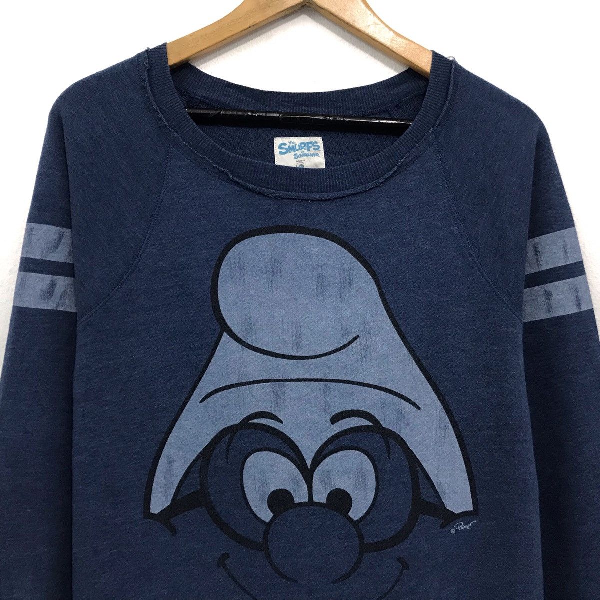 Cartoon Network The Smurfs Sweatshirt Big Logo Smurfs Size US S / EU 44-46 / 1 - 2 Thumbnail