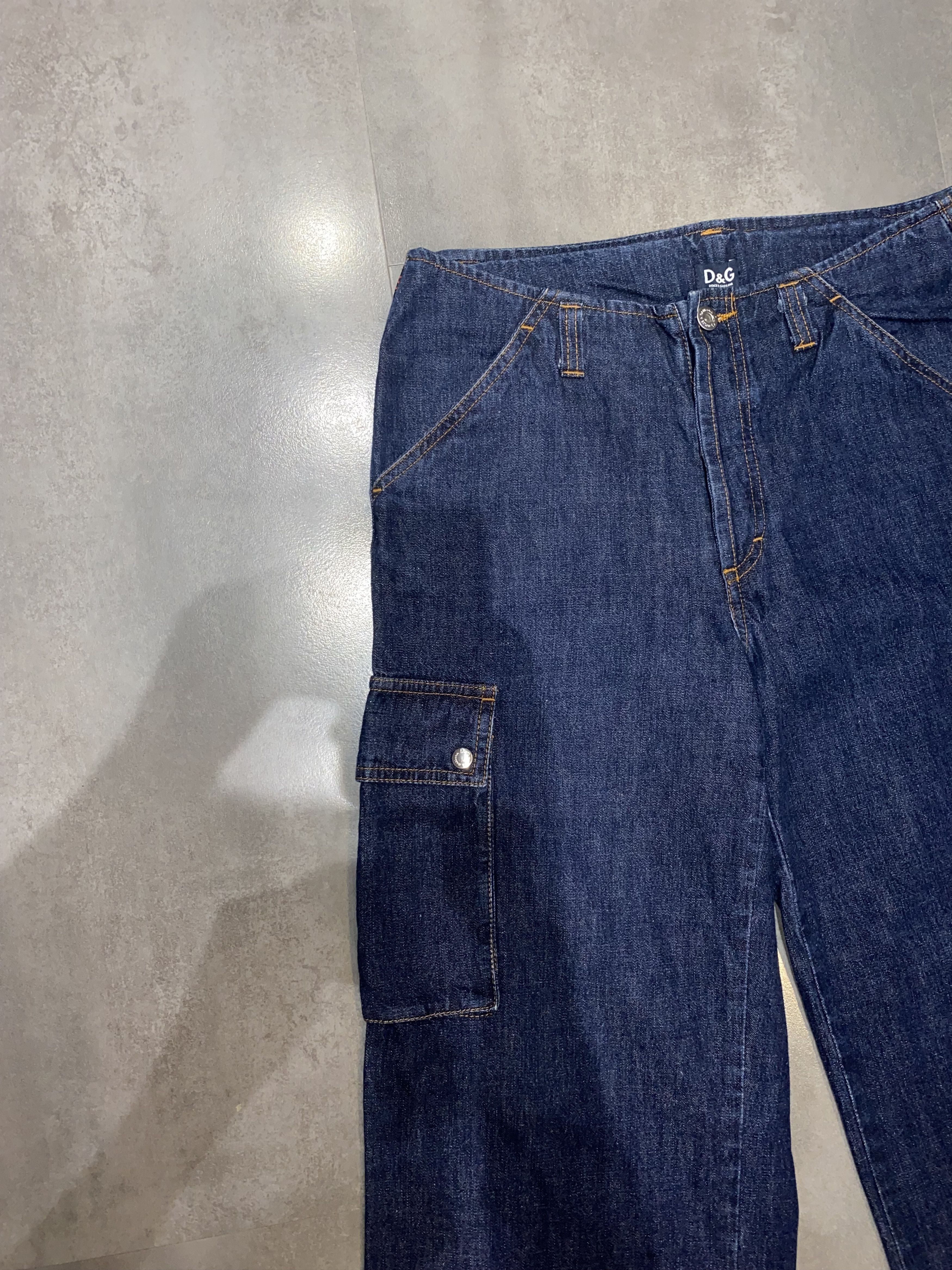 Dolce & Gabbana Dolce & Gabbana Multipocket Work Cargo Denim Pants Size US 30 / EU 46 - 4 Thumbnail