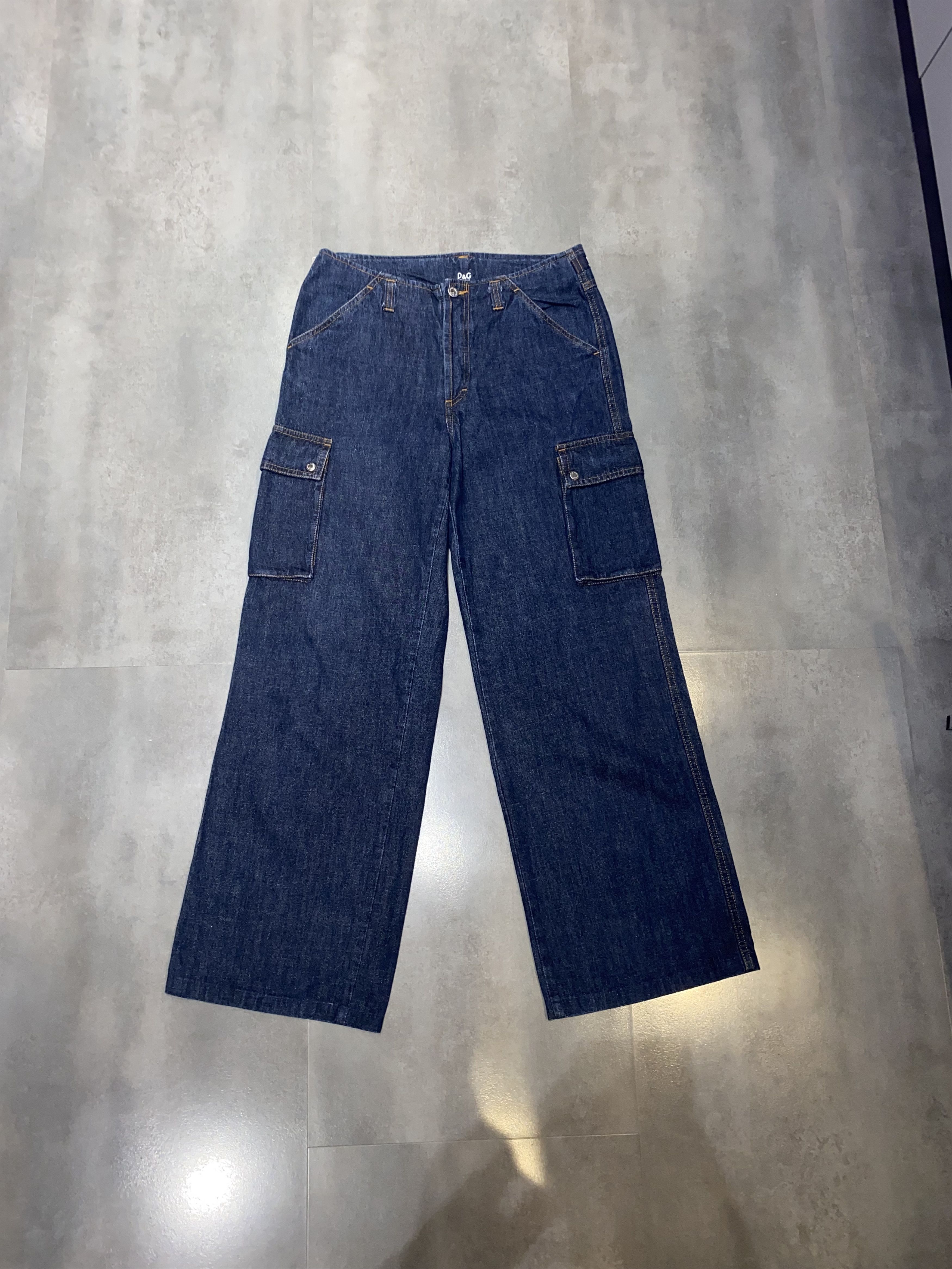 Dolce & Gabbana Dolce & Gabbana Multipocket Work Cargo Denim Pants Size US 30 / EU 46 - 1 Thumbnail