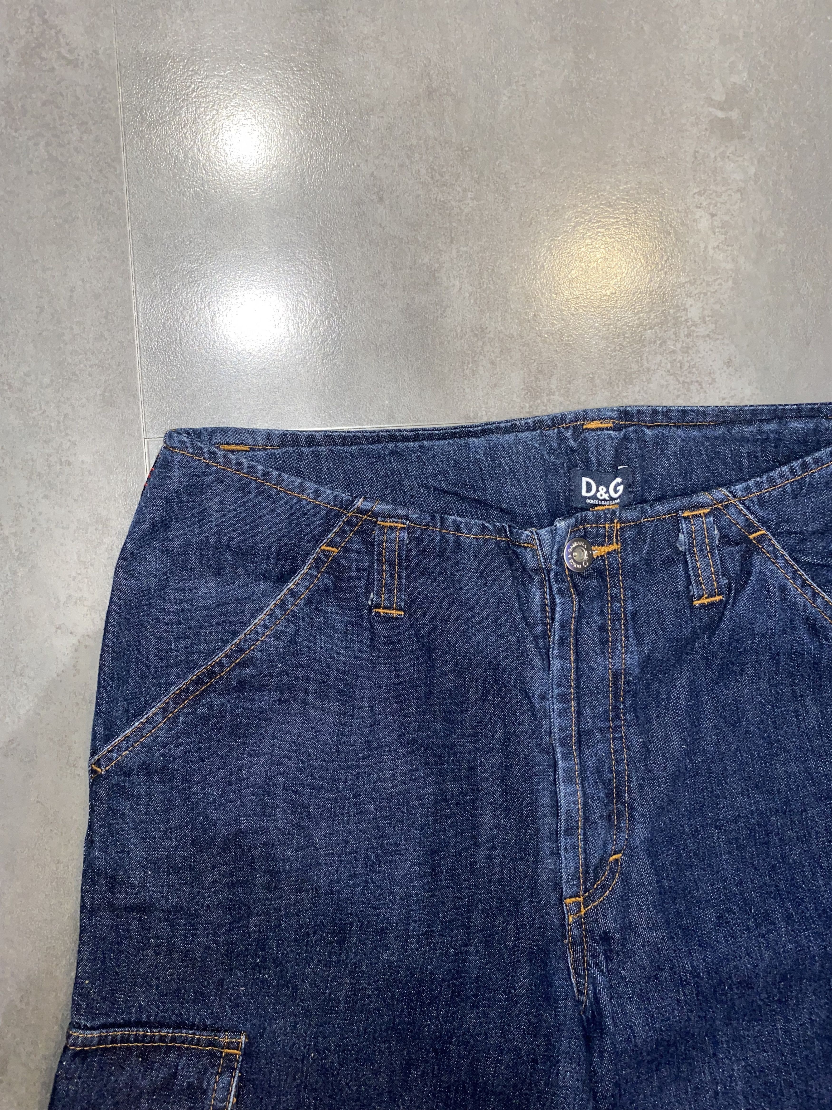 Dolce & Gabbana Dolce & Gabbana Multipocket Work Cargo Denim Pants Size US 30 / EU 46 - 2 Thumbnail