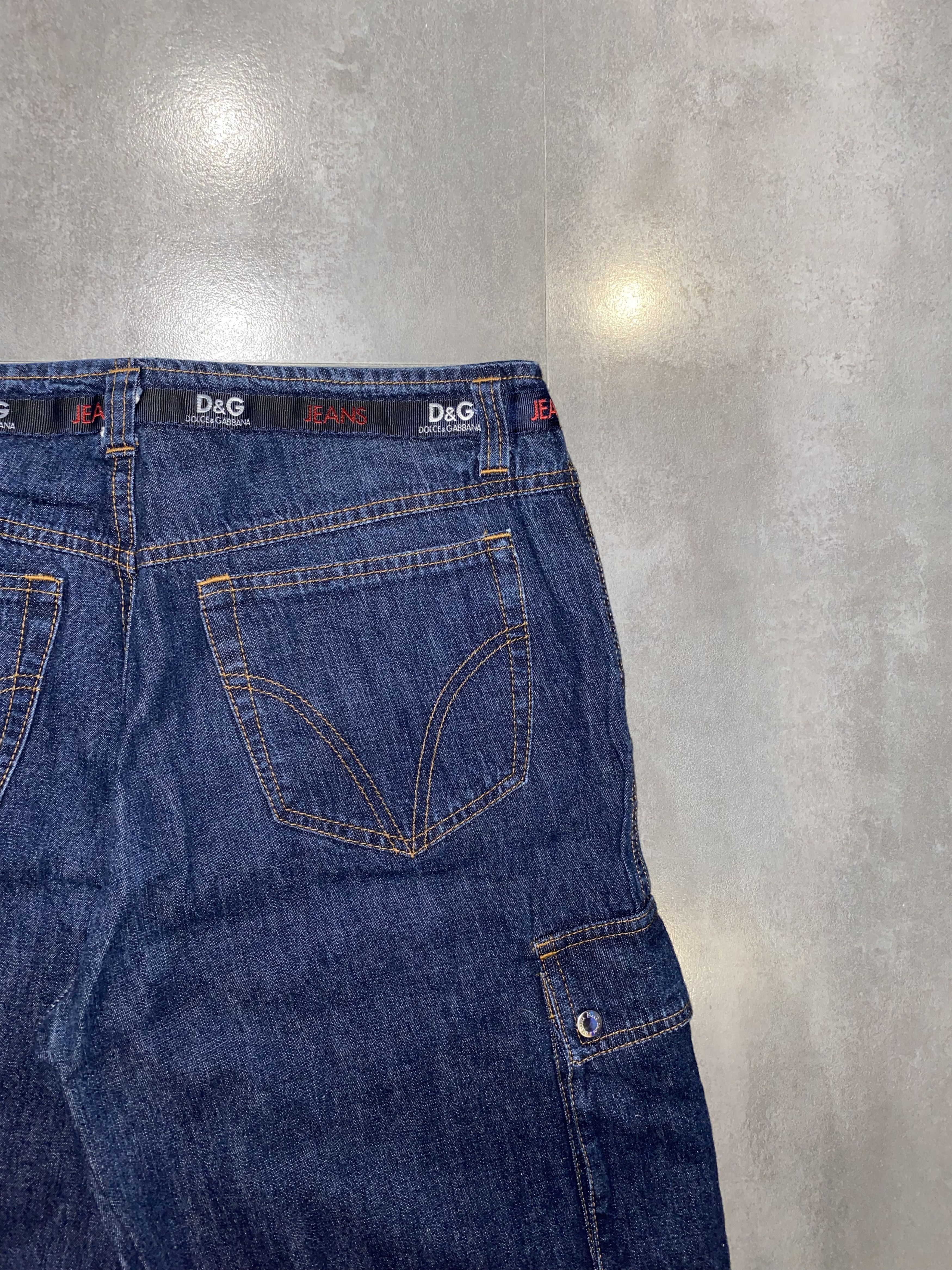 Dolce & Gabbana Dolce & Gabbana Multipocket Work Cargo Denim Pants Size US 30 / EU 46 - 7 Thumbnail