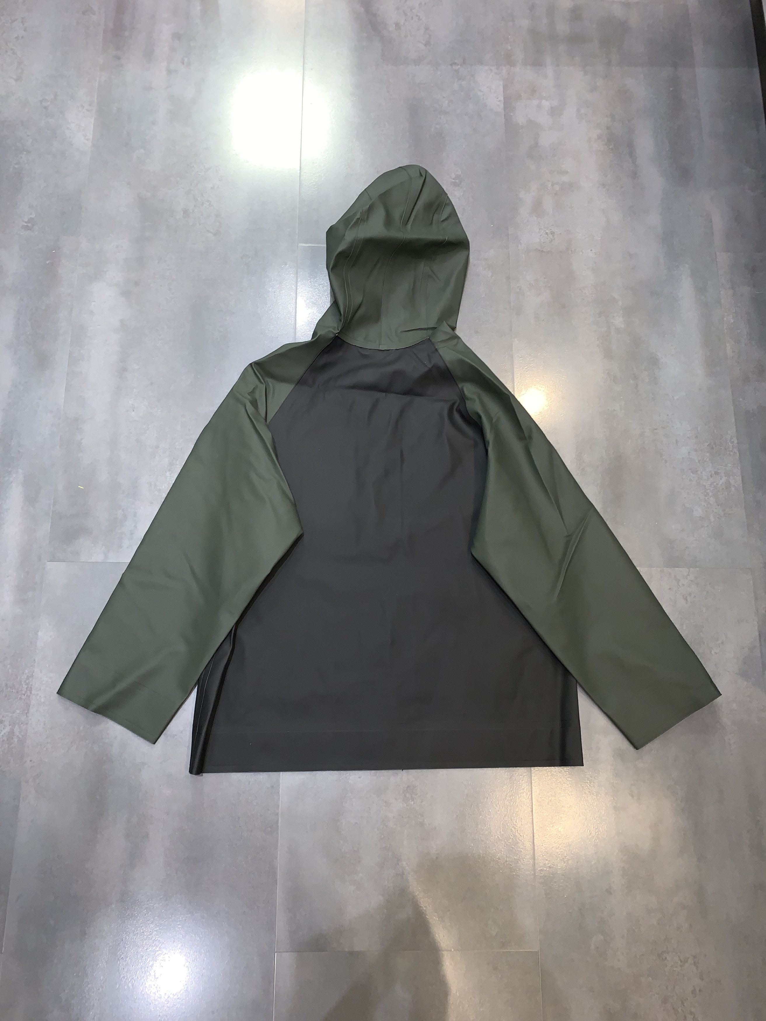 Marni !DS! Stutterheim X Marni Black Green Hooded Raincoat Size US S / EU 44-46 / 1 - 5 Thumbnail