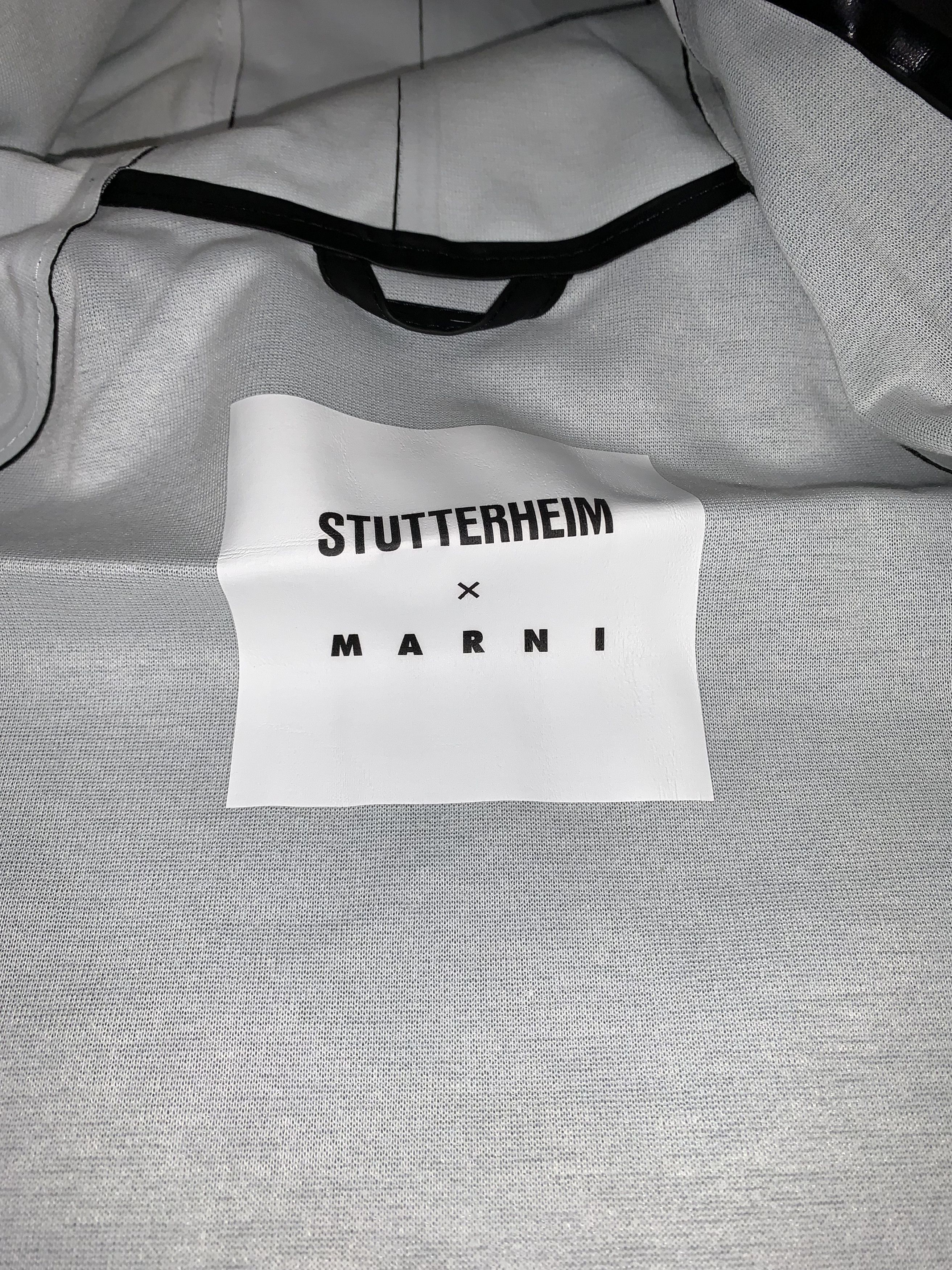 Marni !DS! Stutterheim X Marni Black Green Hooded Raincoat Size US S / EU 44-46 / 1 - 10 Thumbnail