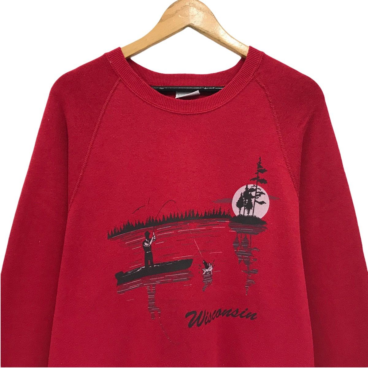 Other Vintage Wisconsin Sweatshirt Big Logo Art Design Size US L / EU 52-54 / 3 - 2 Thumbnail