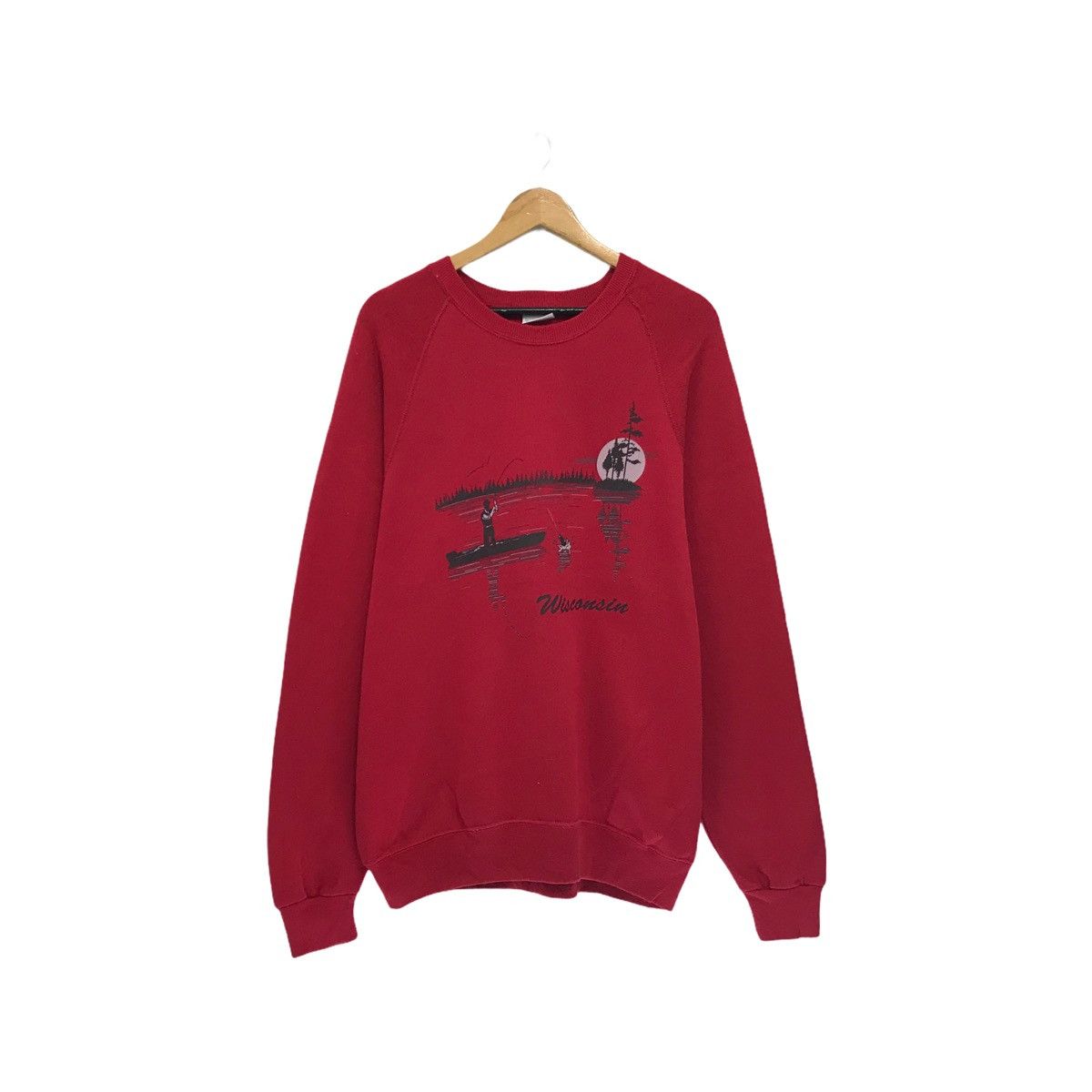 Other Vintage Wisconsin Sweatshirt Big Logo Art Design Size US L / EU 52-54 / 3 - 1 Thumbnail