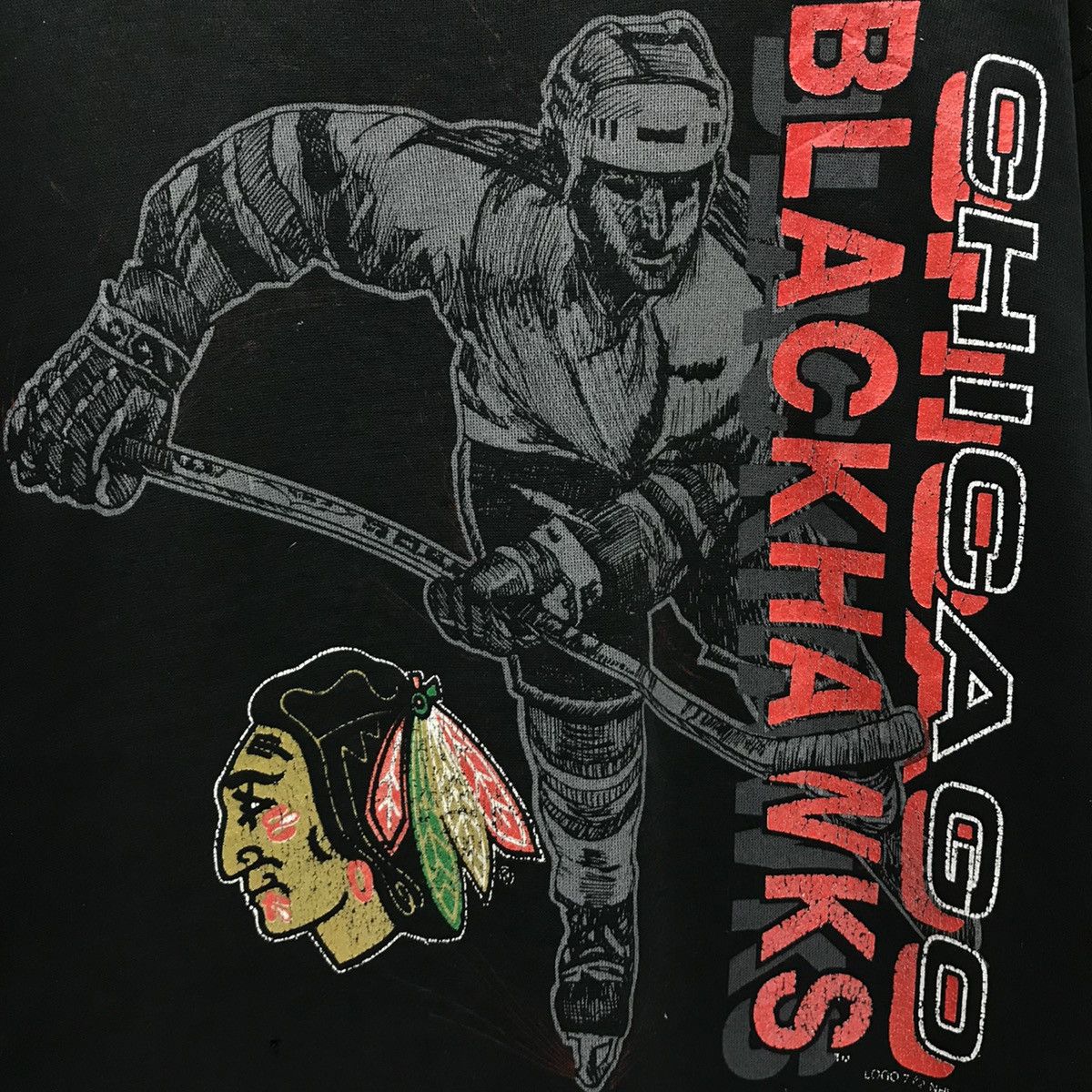 NHL Vintage 90s Chicago Blackhawks Sweatshirt Crewneck IceHockey Size US M / EU 48-50 / 2 - 4 Thumbnail
