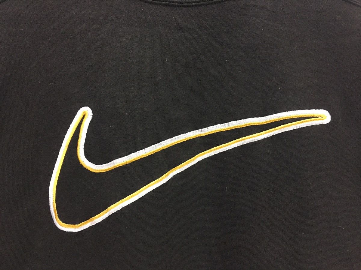 Nike × Vintage Vintage 90s Nike Swoosh Big Logo Sweatshirt Size US M / EU 48-50 / 2 - 4 Thumbnail