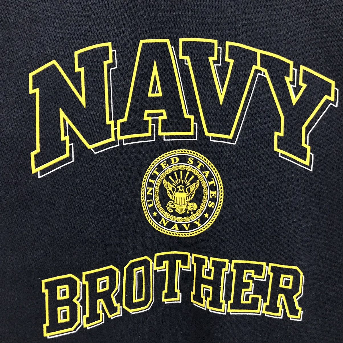 Vintage Vintage United States Navy Sweatshirt Navy Brother SoffeTag Size US L / EU 52-54 / 3 - 3 Thumbnail