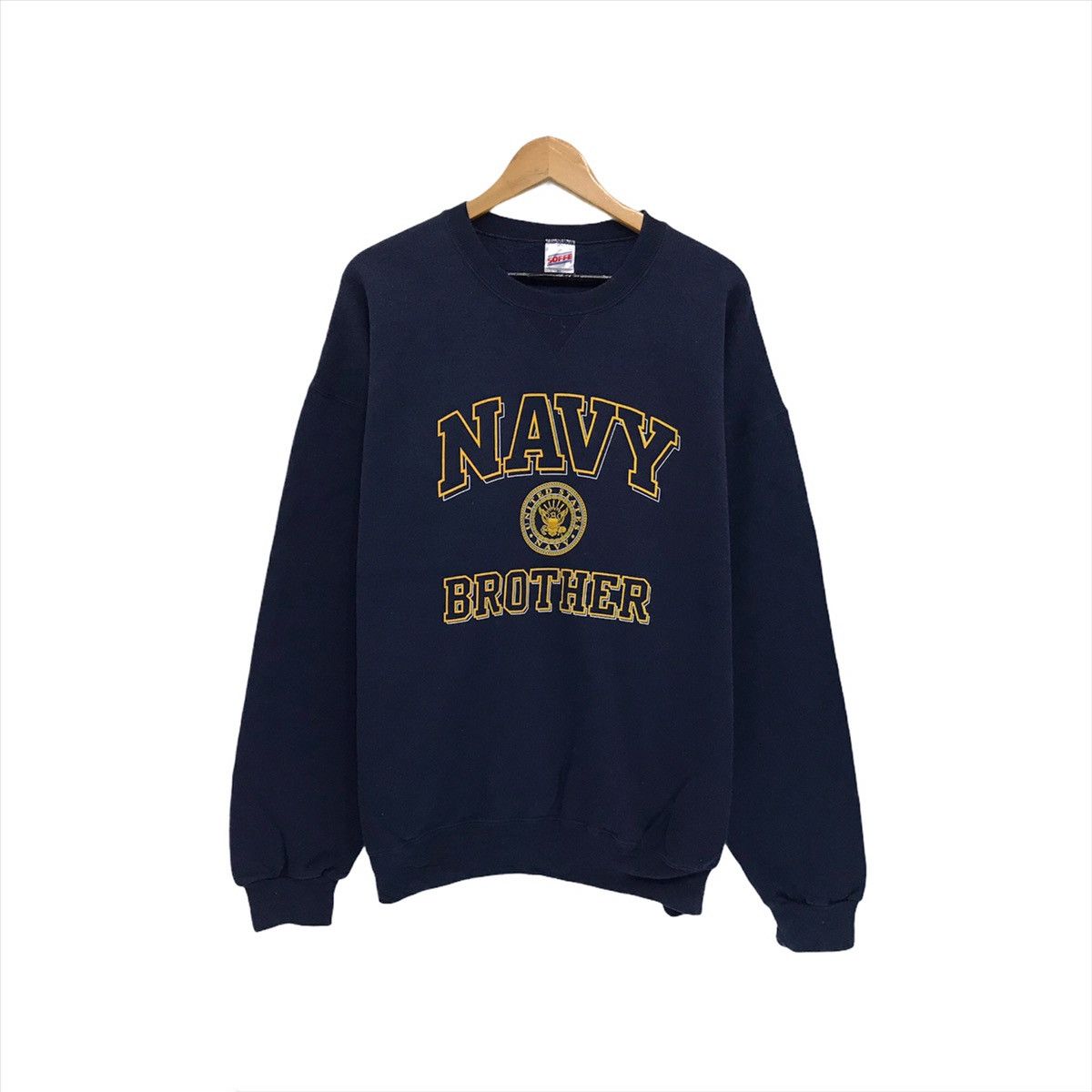 Vintage United States Navy Sweatshirt Navy Brother SoffeTag