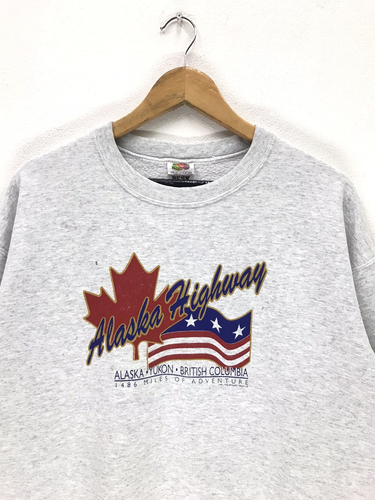 Vintage Vintage Alaska Highway Big Logo Sweatshirt Size US L / EU 52-54 / 3 - 2 Thumbnail