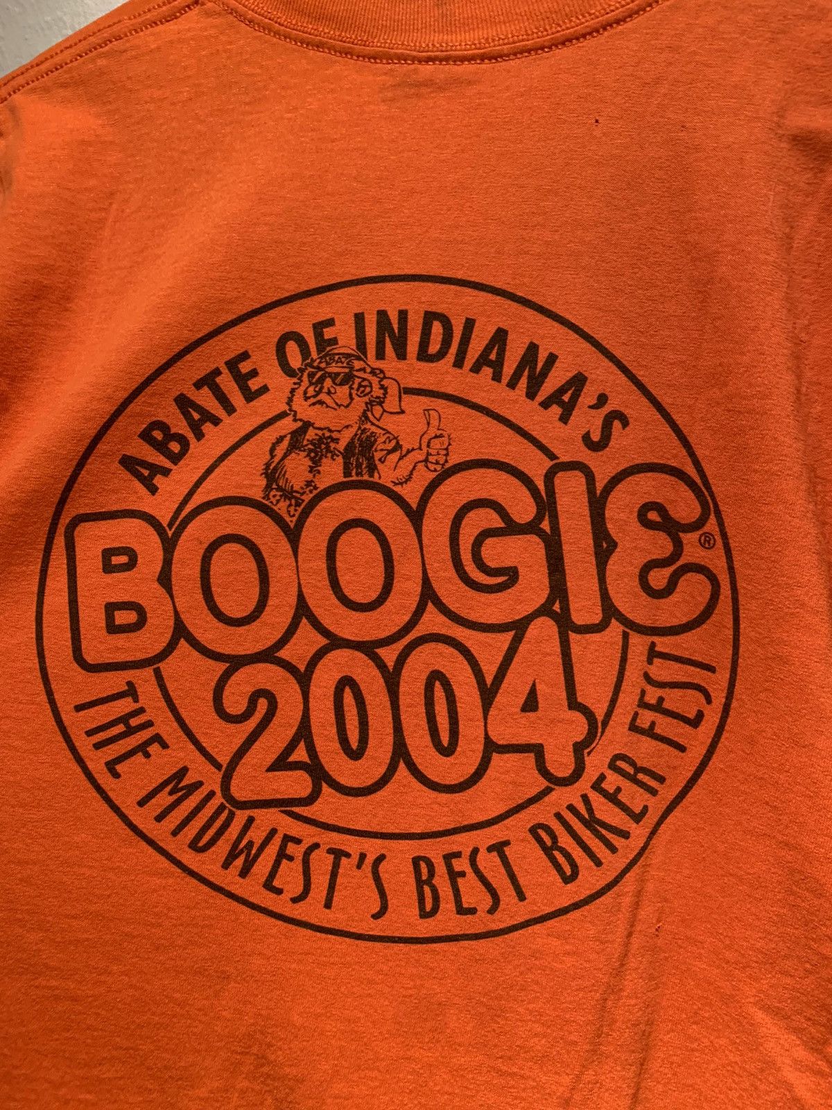 Vintage *RARE* Vintage 2004 Boogie Biker Rally Motorcycle T-Shirt L Size US L / EU 52-54 / 3 - 4 Thumbnail