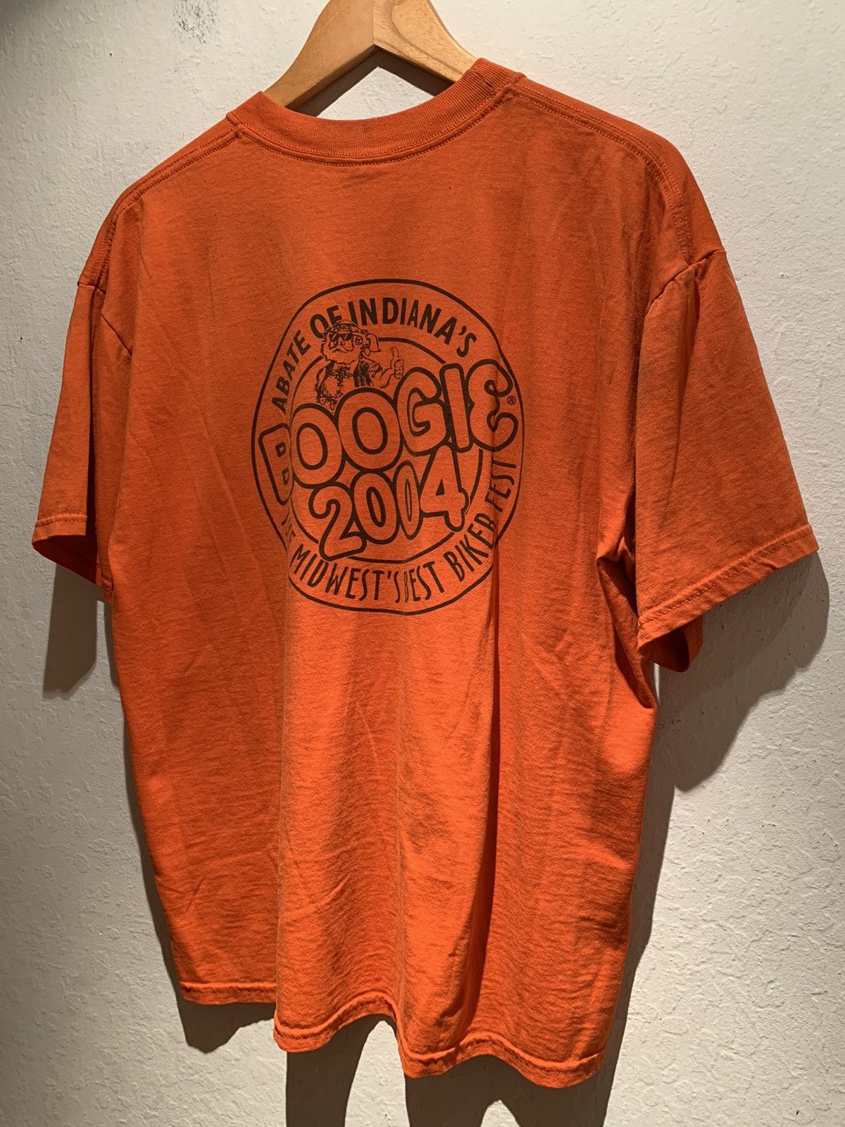 Vintage *RARE* Vintage 2004 Boogie Biker Rally Motorcycle T-Shirt L Size US L / EU 52-54 / 3 - 2 Thumbnail
