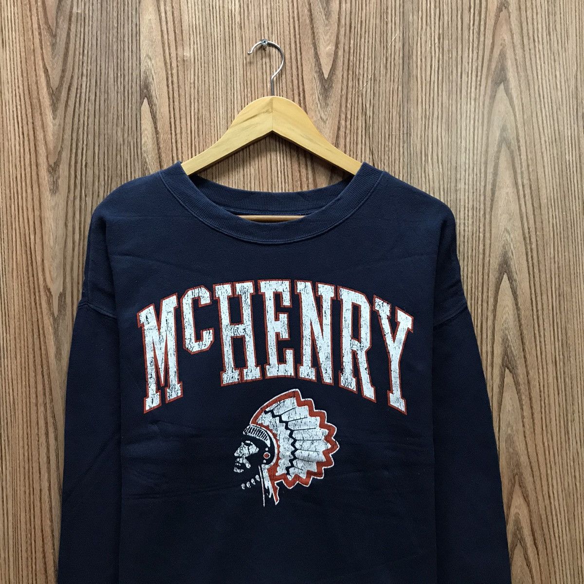 Vintage Vintage Mc Henry Sweatshirt CrewNeck Logo Mc Henry Ellinois Size US M / EU 48-50 / 2 - 2 Thumbnail