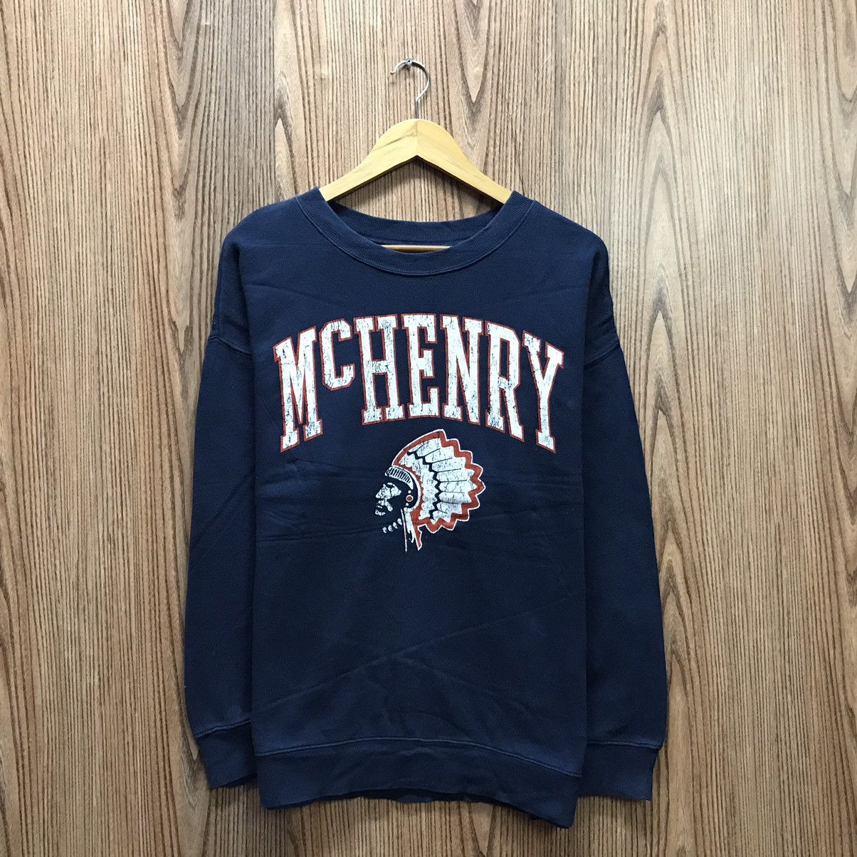 Vintage Vintage Mc Henry Sweatshirt CrewNeck Logo Mc Henry Ellinois Size US M / EU 48-50 / 2 - 1 Thumbnail