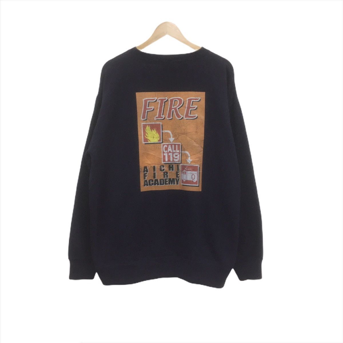 Vintage Aichi Prefecture Firefighters Academy FIRE Department Size US L / EU 52-54 / 3 - 1 Thumbnail