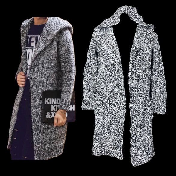 Raf by Raf Simons VINTAGE RAF RAF HOODIES LONG CARDIGAN KNITWEAR Size M / US 6-8 / IT 42-44 - 1 Thumbnail