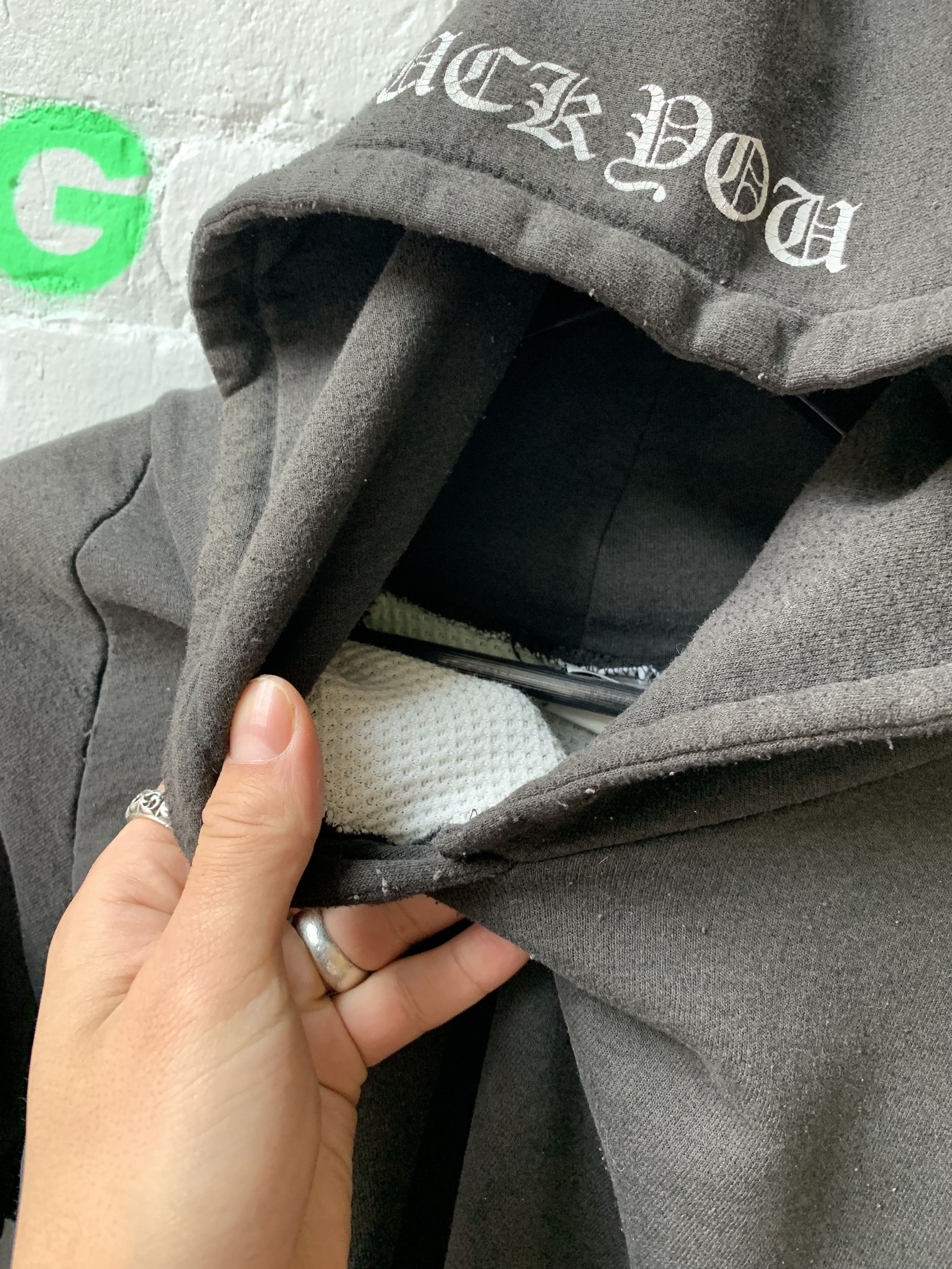 Chrome Hearts × Vintage Chrome Hearts Vintage OG Black Oversized Banner Pullover Size US L / EU 52-54 / 3 - 5 Thumbnail