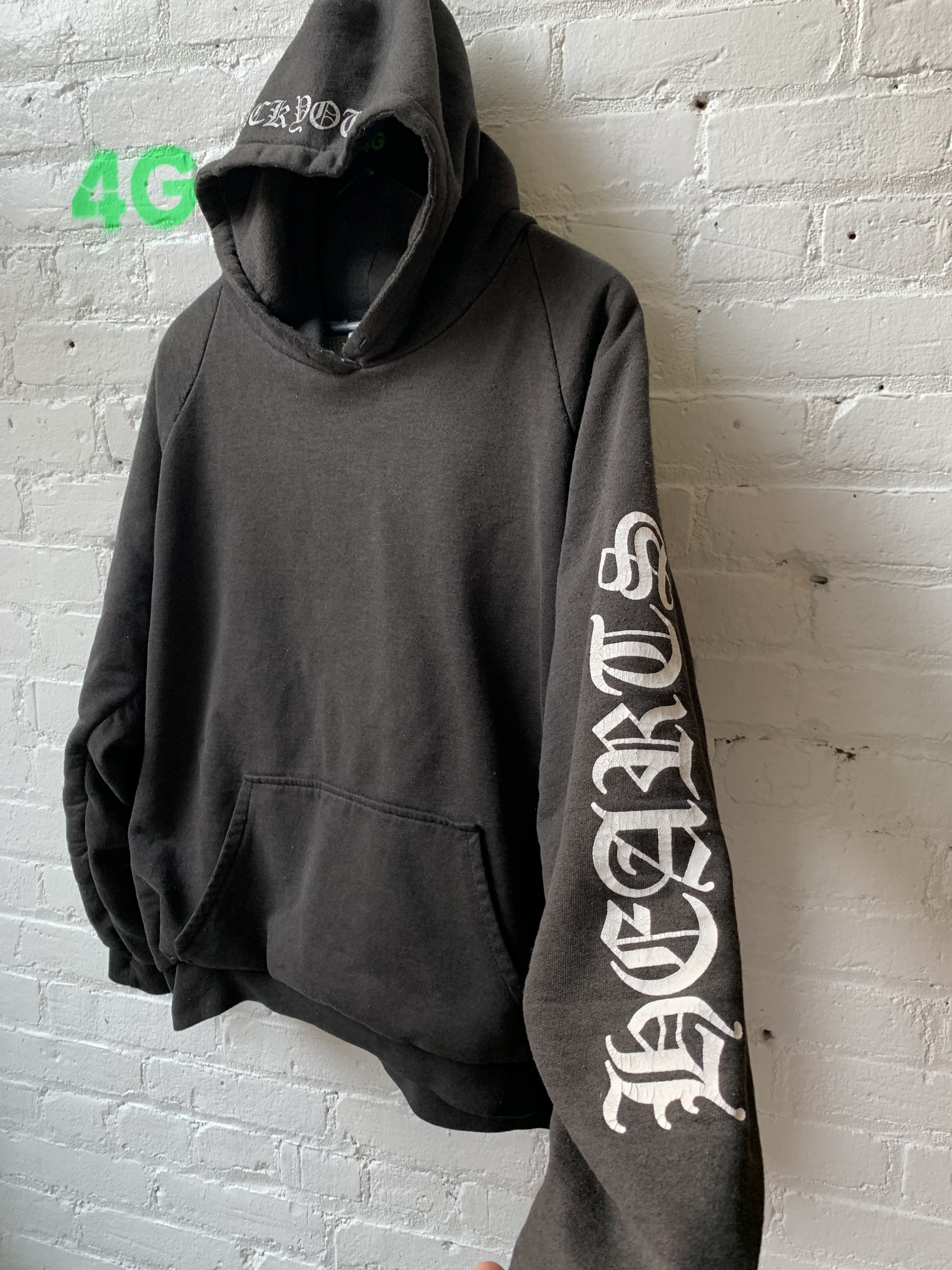 Chrome Hearts × Vintage Chrome Hearts Vintage OG Black Oversized Banner Pullover Size US L / EU 52-54 / 3 - 4 Thumbnail