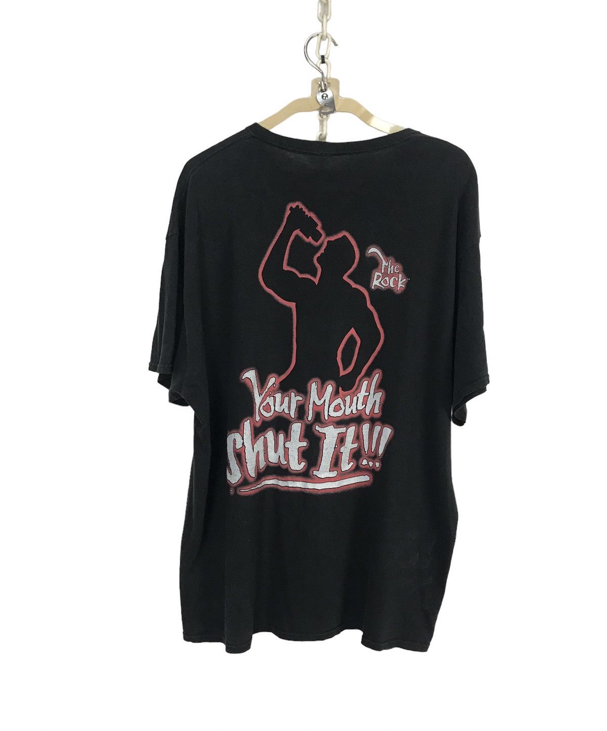 WWE 2017 WWE “The rock “printed tshirt Size US XL / EU 56 / 4 - 2 Thumbnail