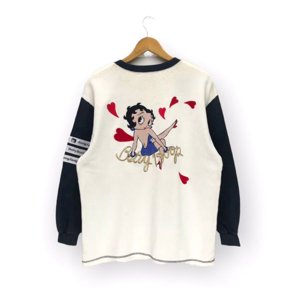 Cartoon Network × Vintage Vintage Betty Boop Sexy Cartoon Big Print Sweatshirt Size US M / EU 48-50 / 2 - 2 Thumbnail