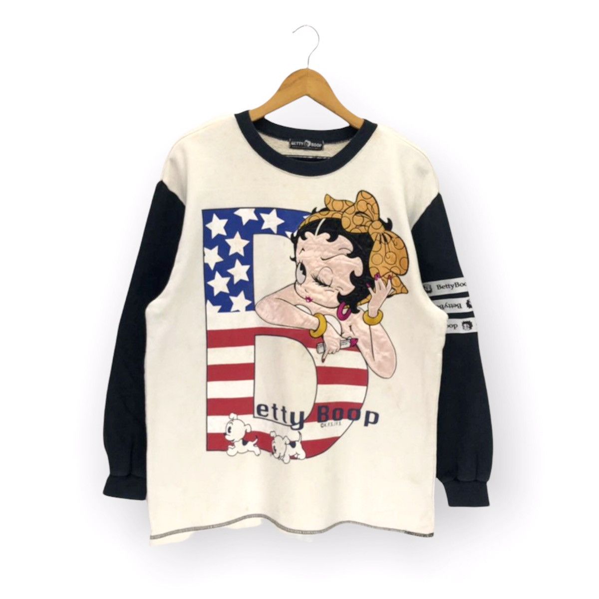 Cartoon Network × Vintage Vintage Betty Boop Sexy Cartoon Big Print Sweatshirt Size US M / EU 48-50 / 2 - 1 Thumbnail