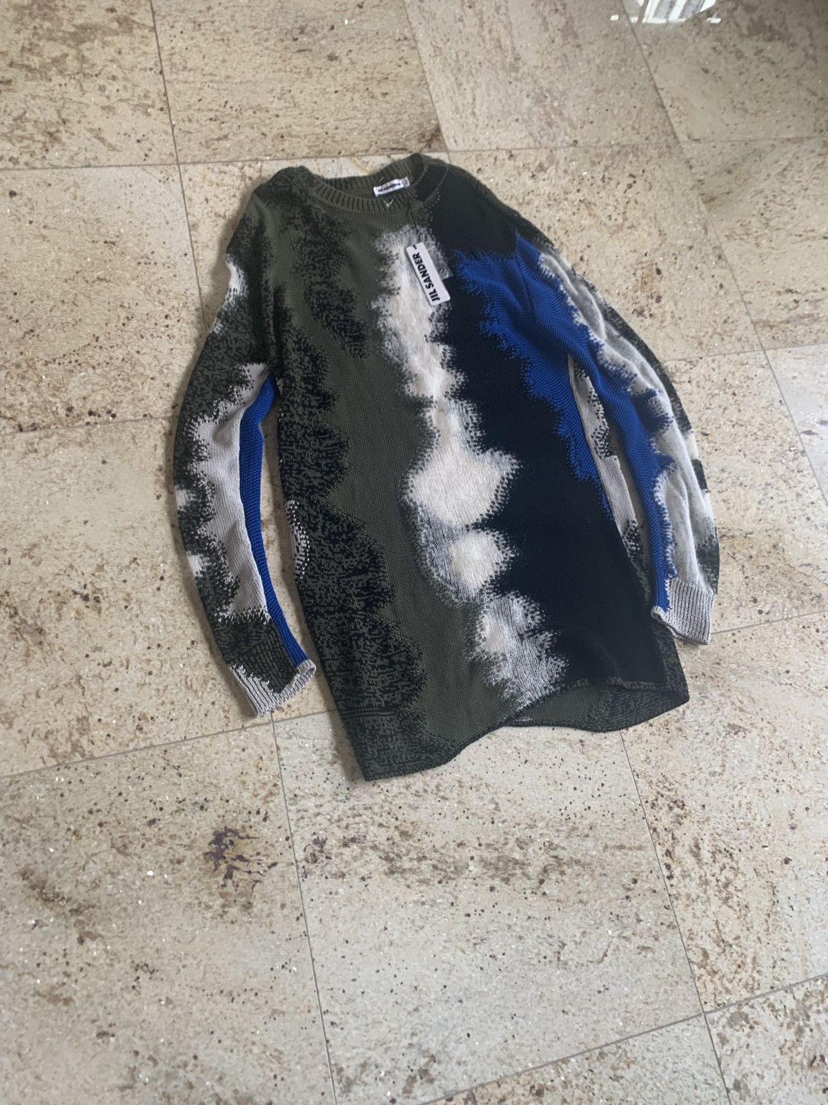 Jil Sander Long Knitwear w/ Mohair in Multicolor Size US M / EU 48-50 / 2 - 3 Thumbnail