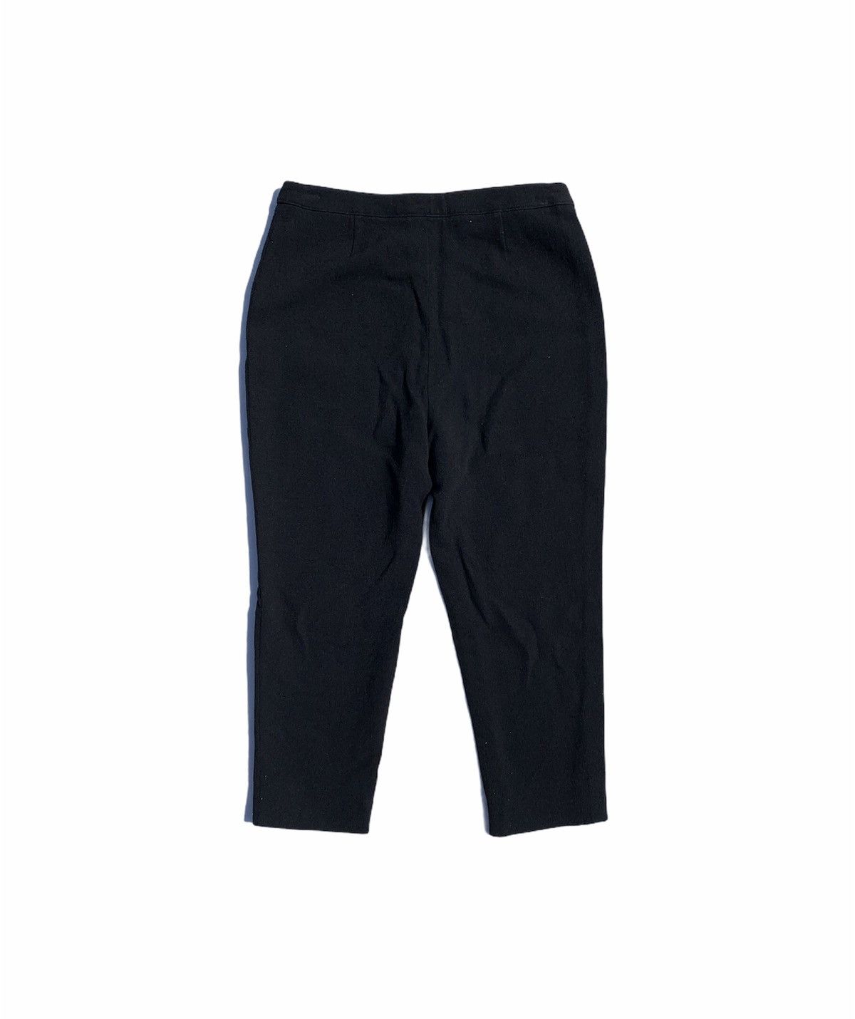 Chanel Chanel Rare Vintage Black Front Zip Cropped Pants Size 36 Size 25" / US 0 / IT 36 - 2 Thumbnail
