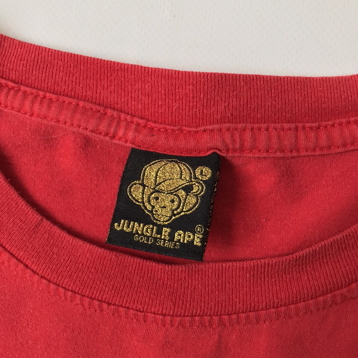 Vintage Vintage Tee Jungle Ape Red L Size US L / EU 52-54 / 3 - 6 Thumbnail