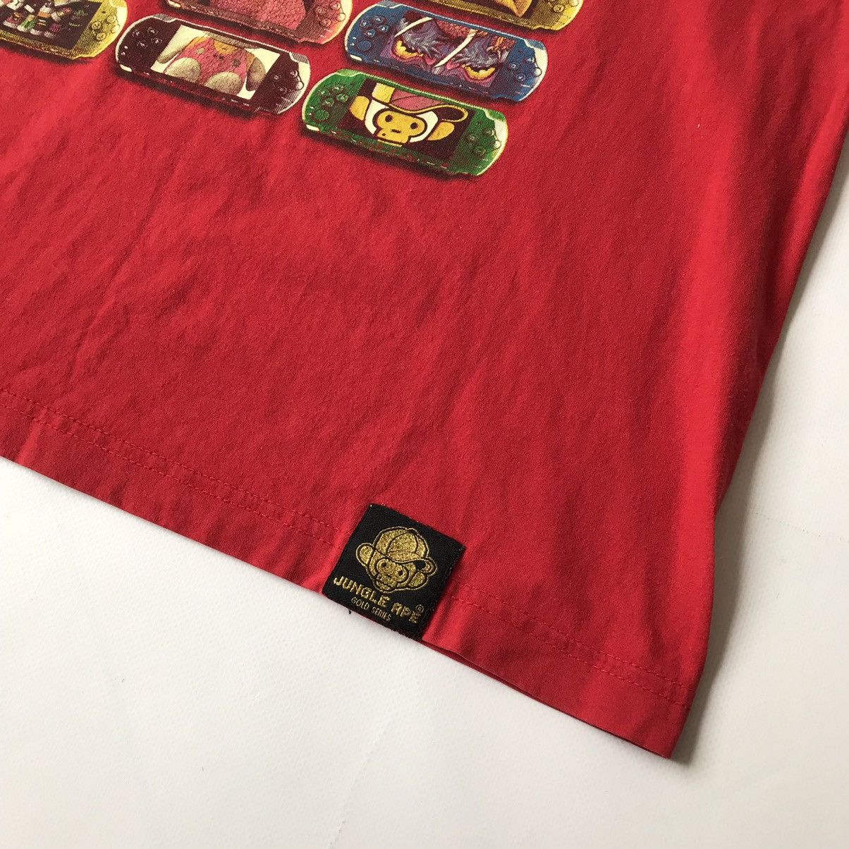 Vintage Vintage Tee Jungle Ape Red L Size US L / EU 52-54 / 3 - 3 Thumbnail